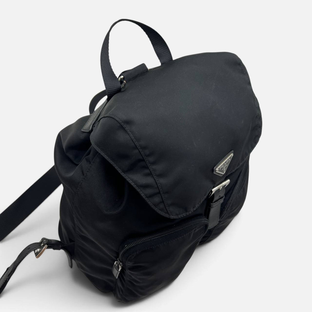 Zaino in Nylon e Saffiano