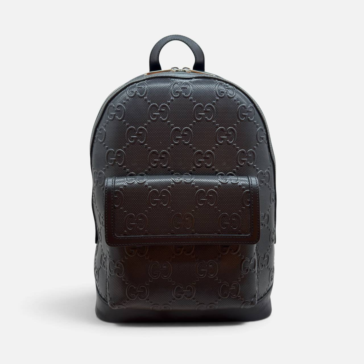 Zaino in pelle GG Embossed