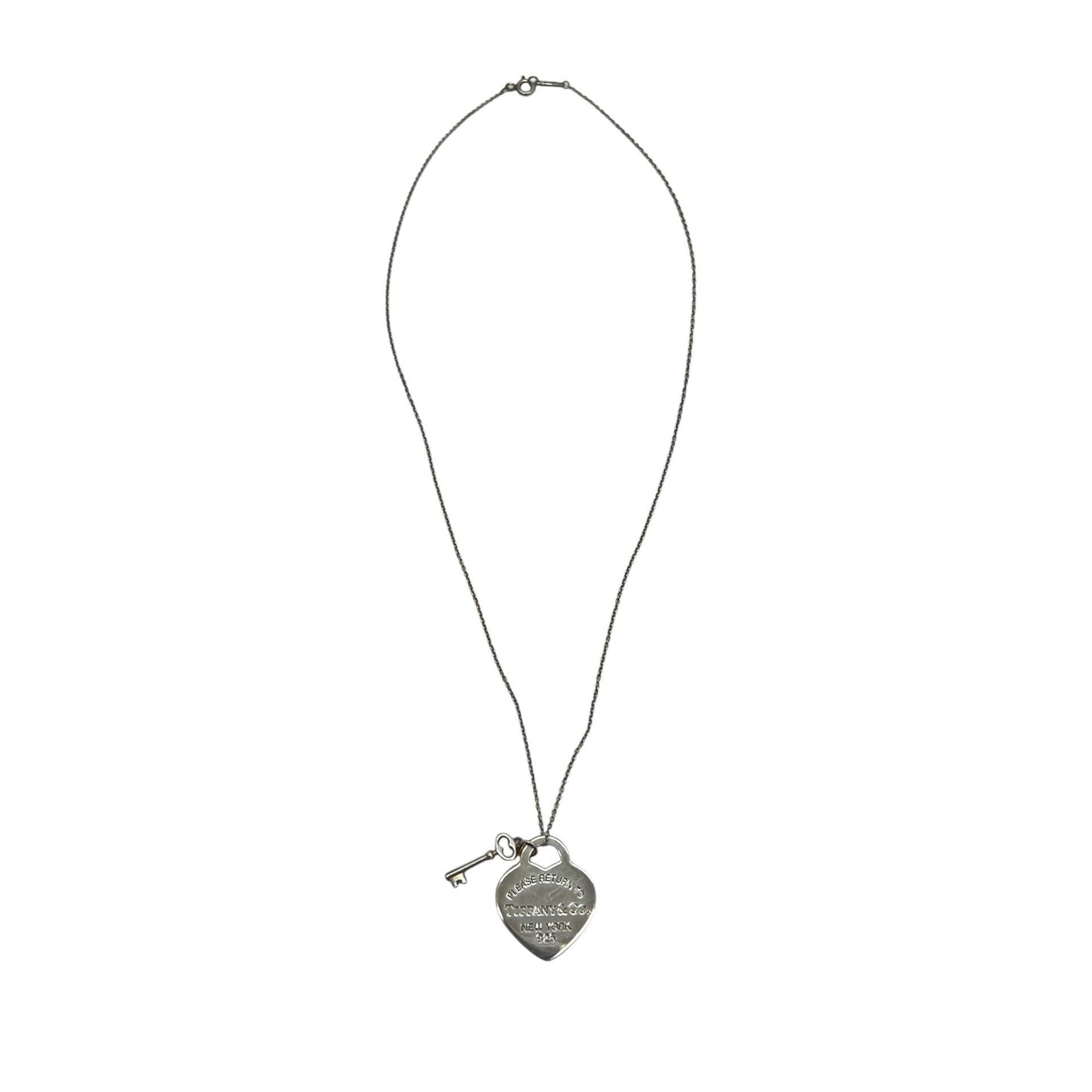 TIFFANY & CO. CONDOLO HEART TAG CON CHIAVE E CATENINA