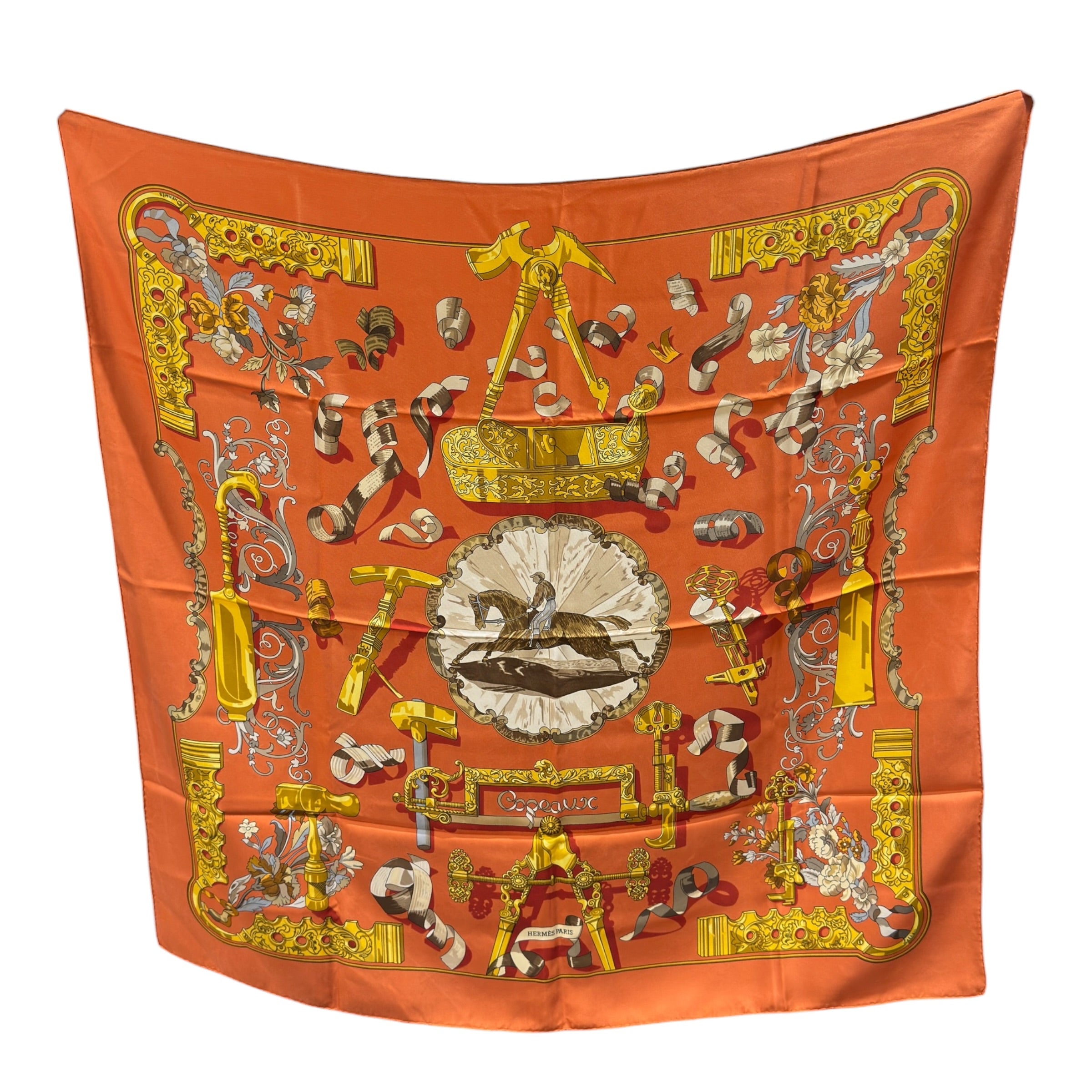 Foulard Carré 90 “Copeaux”