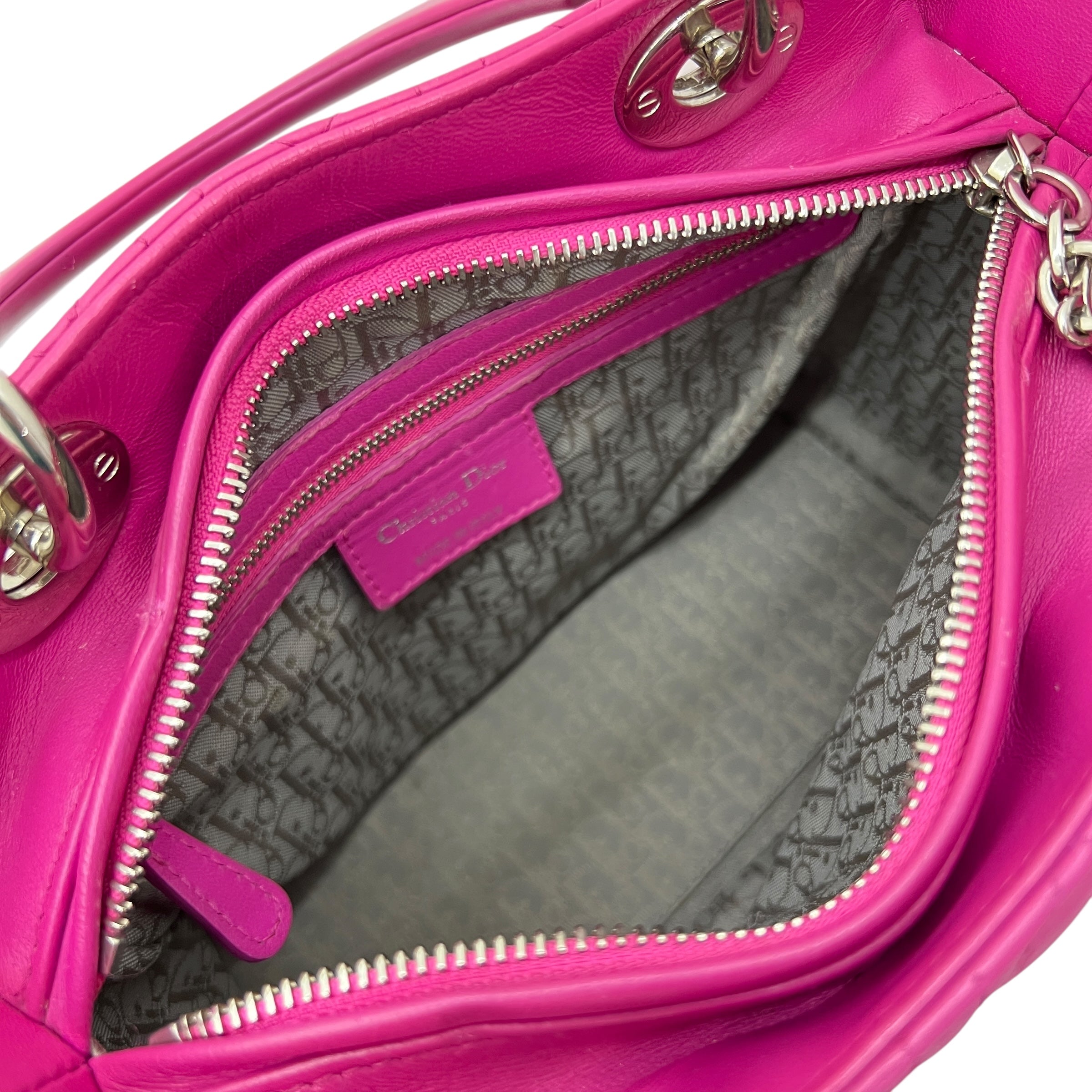 Borsa media Lady Dior in agnello