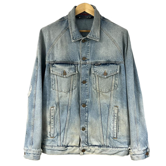 PALM ANGELS GIACCA OVERSIZE IN DENIM TG M