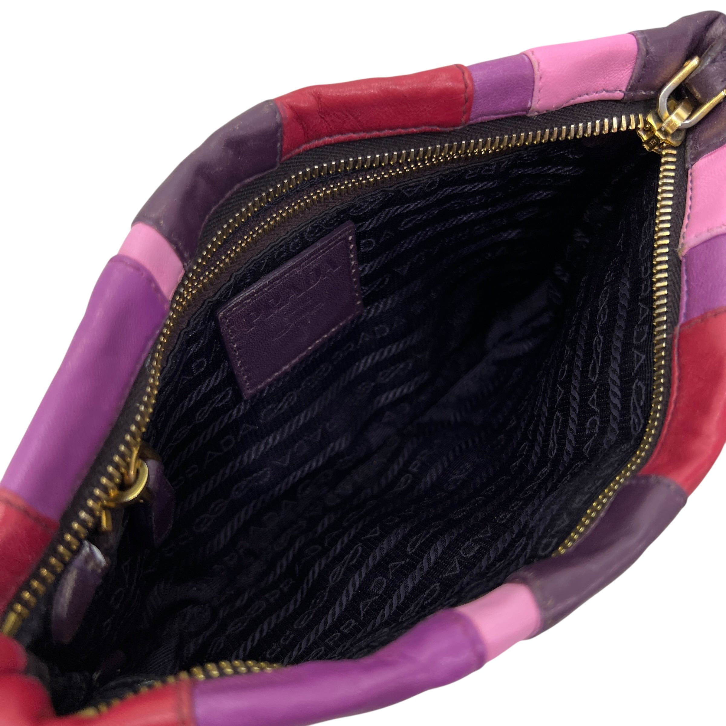 Pochette multicolor con tracolla