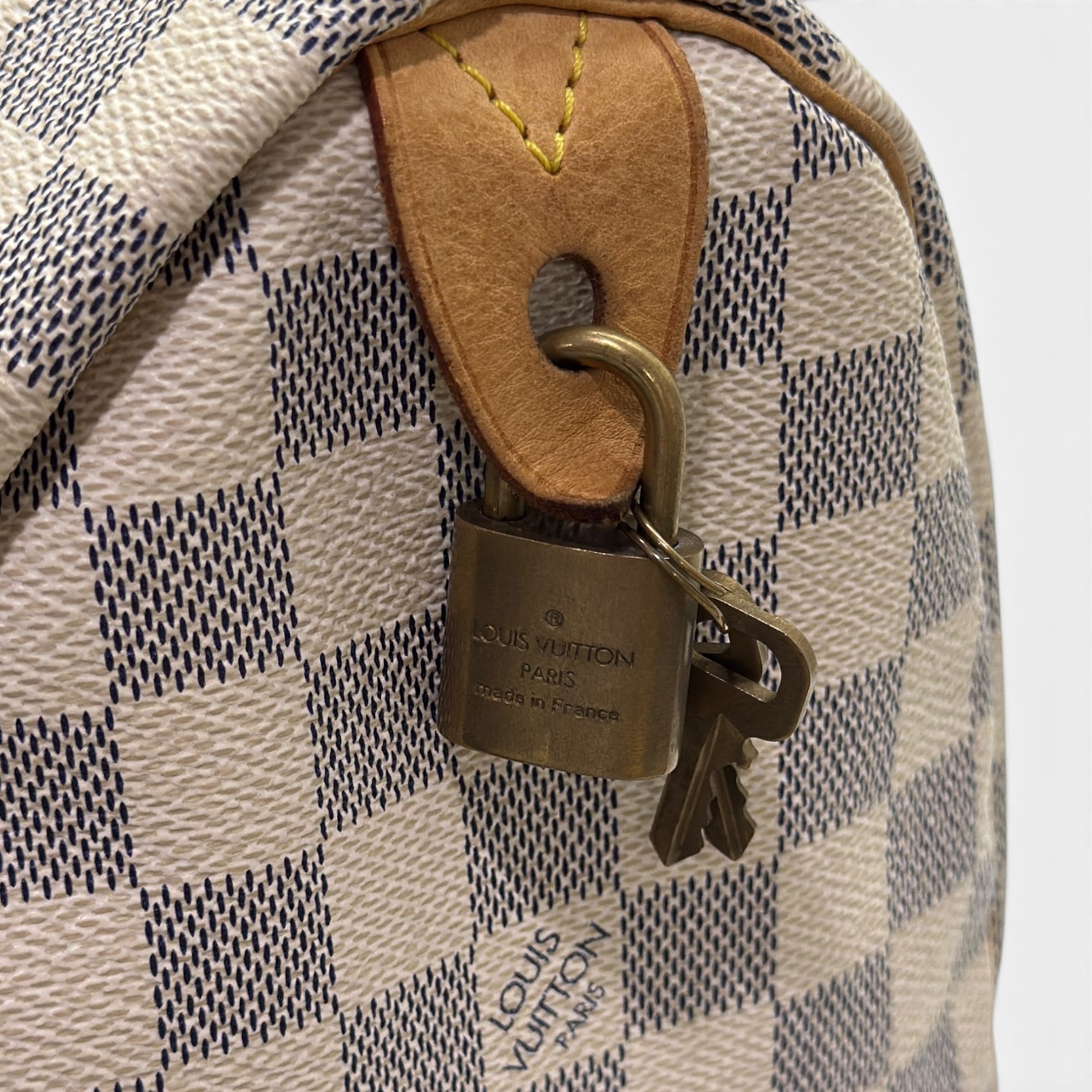 Speedy 25 Damier Azur