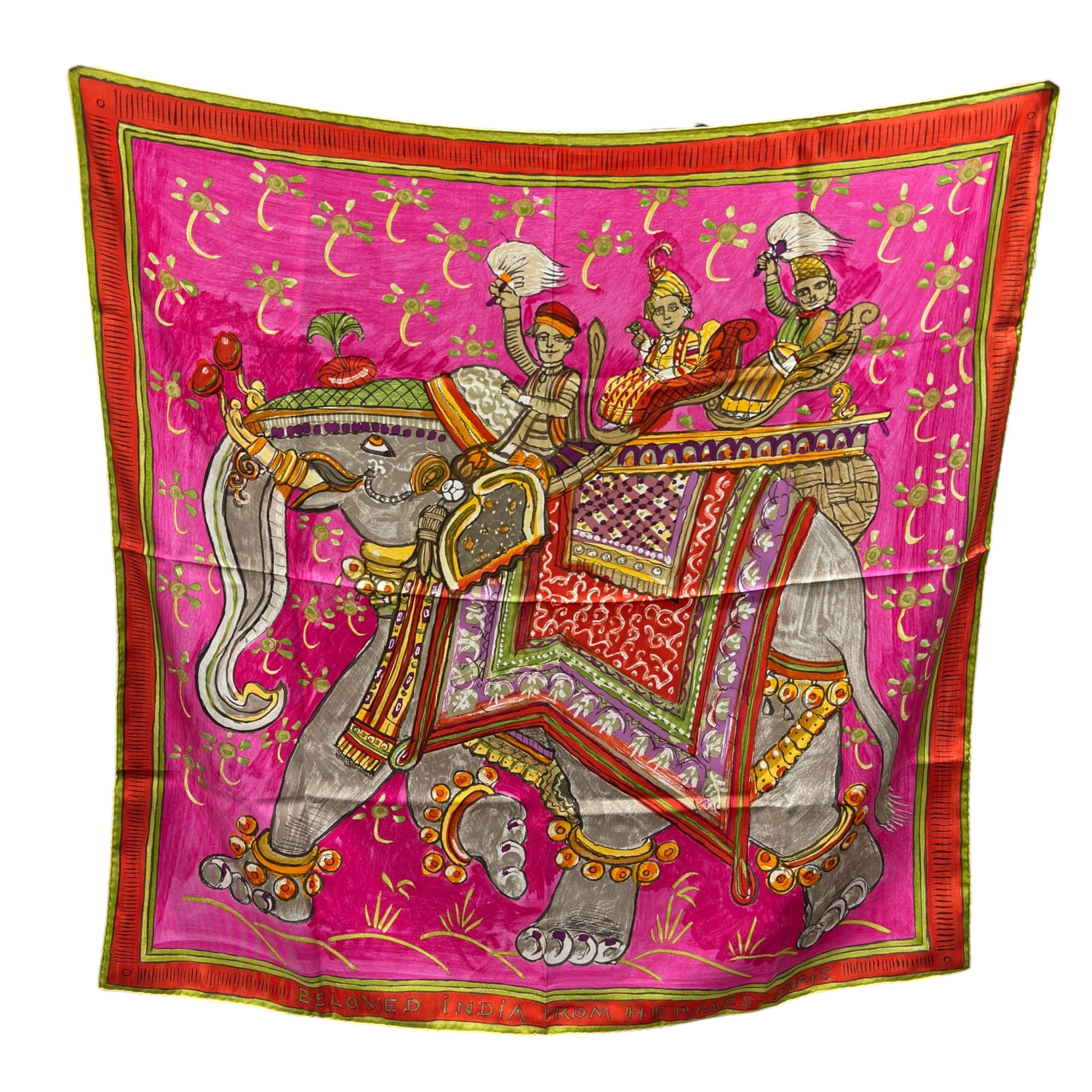 Foulard Carré 90 “Beloved India From Hermès Paris”
