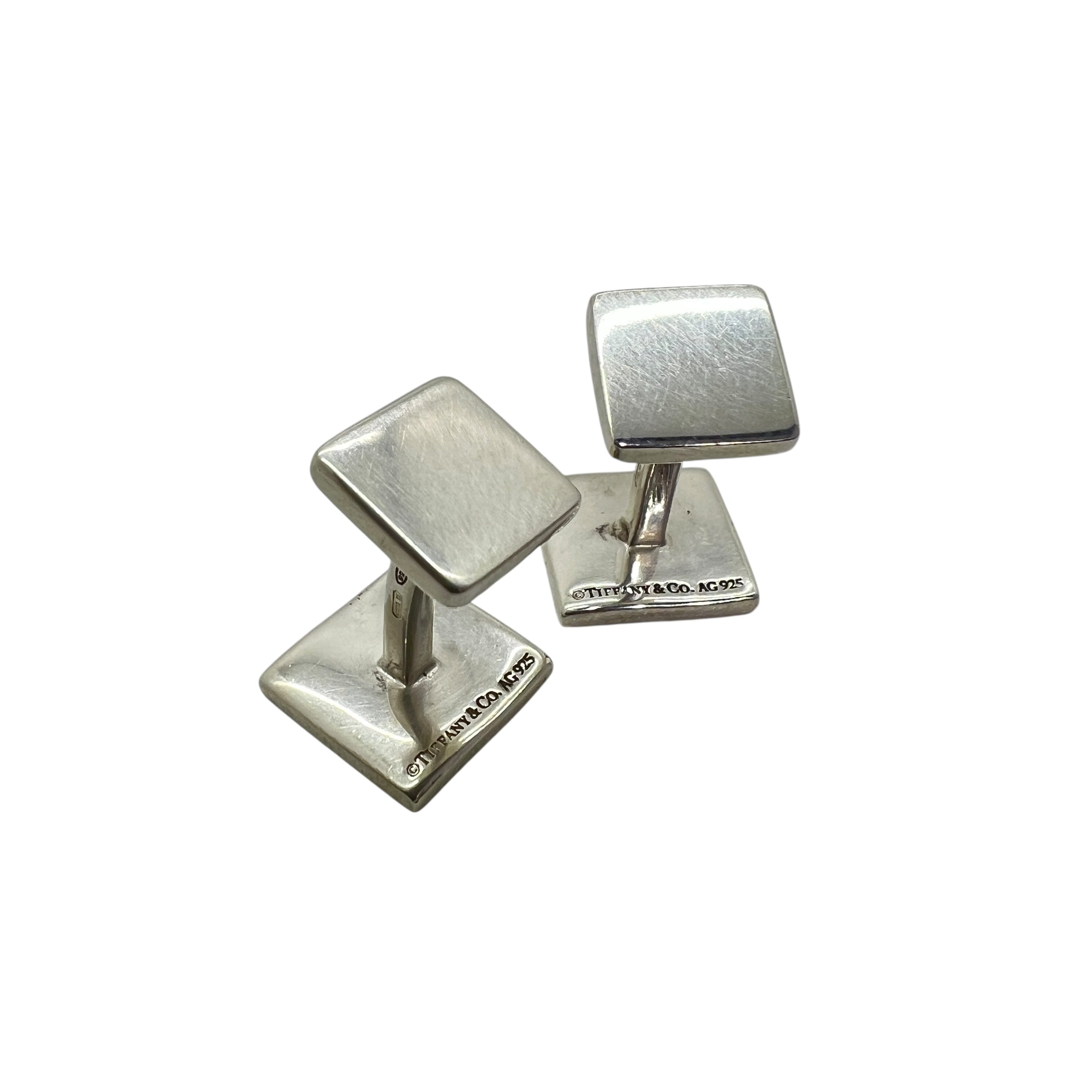 Gemelli quadrati in argento