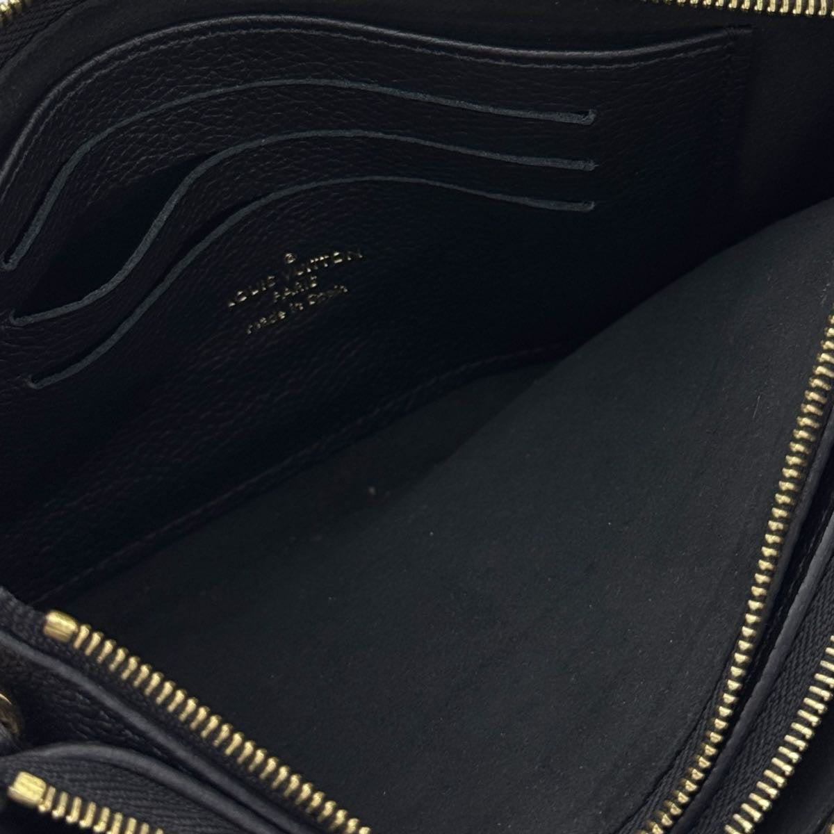 Pochette Double Zip Empreinte