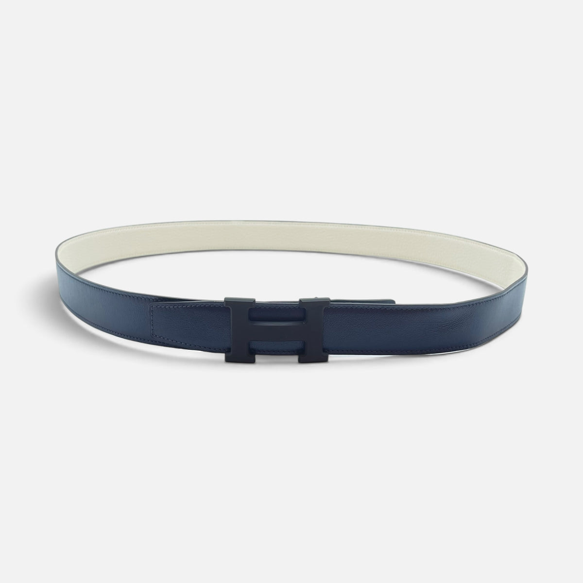 Fibbia da cintura H e pelle reversibile per cintura 32 mm