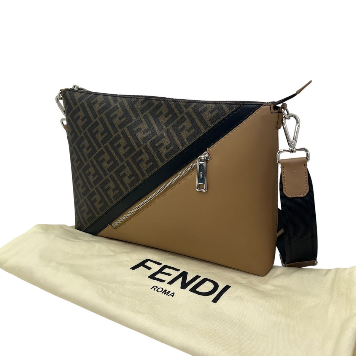 FENDI BORSA MESSENGER FENDI DIAGONAL