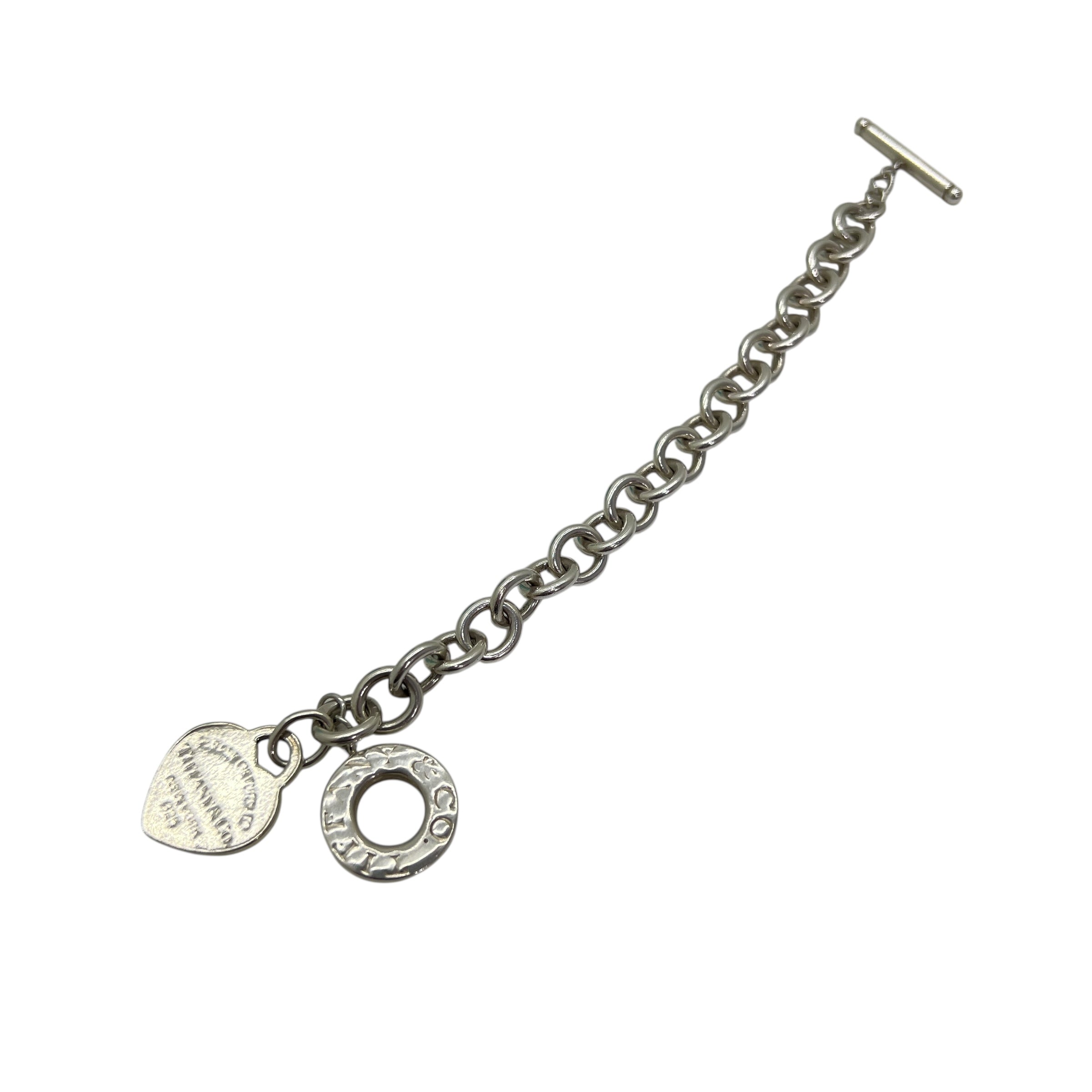 Bracciale Heart Tag con chiusura Toggle