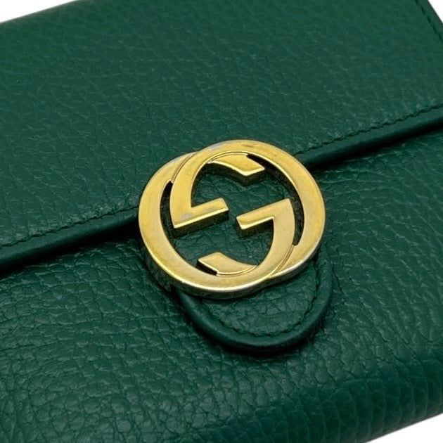 GUCCI PORTAFOGLIO COMPATTO INTERLOCKING G