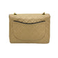 CHANEL VINTAGE BEIGE LAMB FLAP