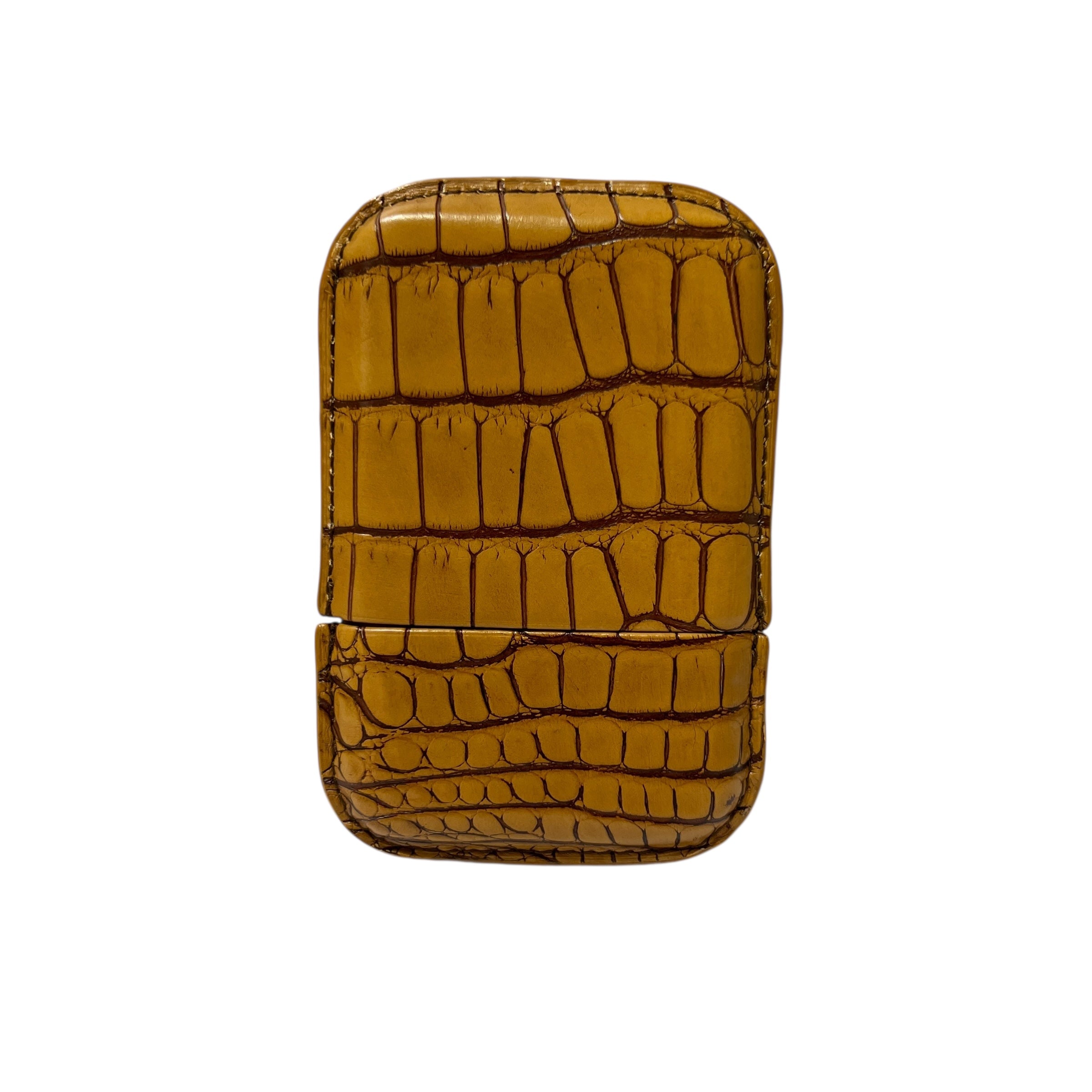 Portacarte in coccodrillo
