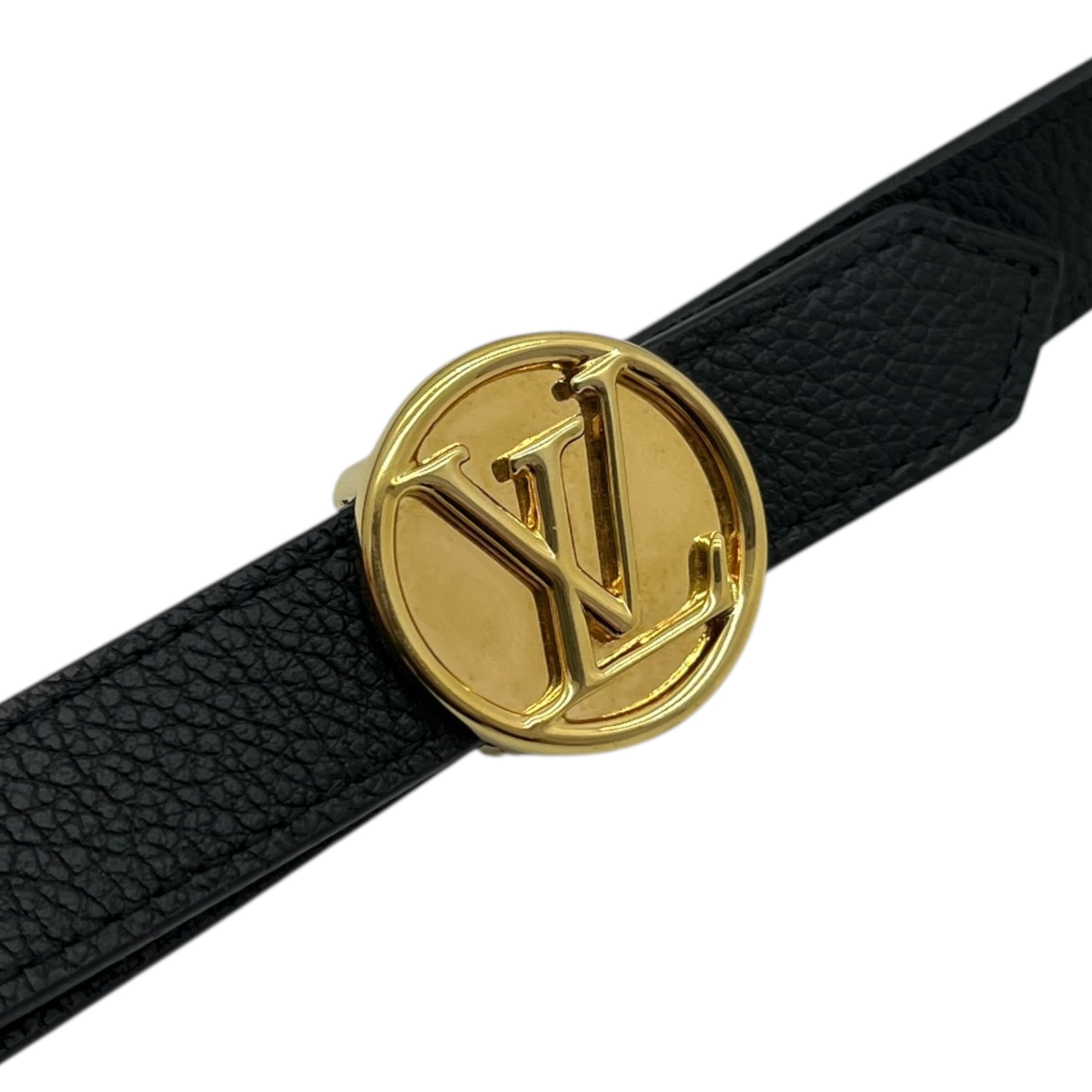 Cintura LV Circle 20mm reversibile taglia 75