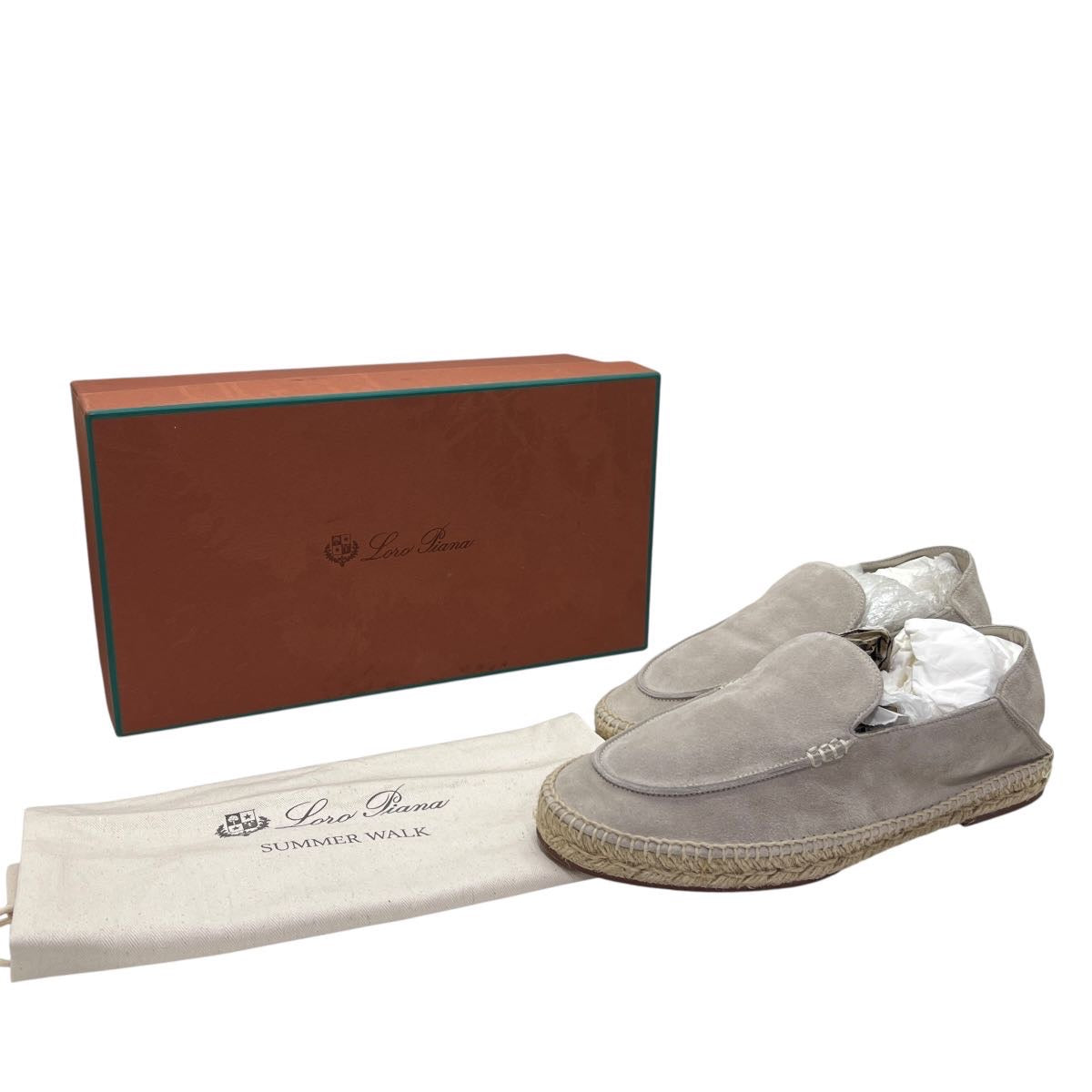 LORO PIANA ESPADRILLAS SEASIDE WALK TG 43