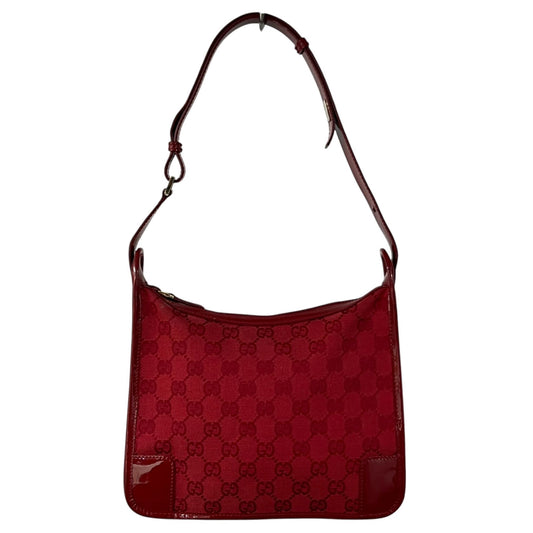 GUCCI BORSA HOBO IN TESSUTO GG E PELLE