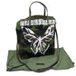 VALENTINO GARAVANI TOTE BAG MARIPOSA IN TESSUTO CAMOUFLAGE E PELLE