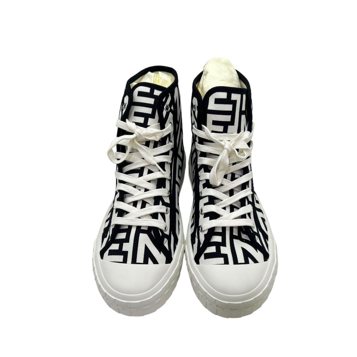 FENDI BY MARC JACOBS DOMINO HIGH SNEAKERS SIZE 43 (FITS 44.5)