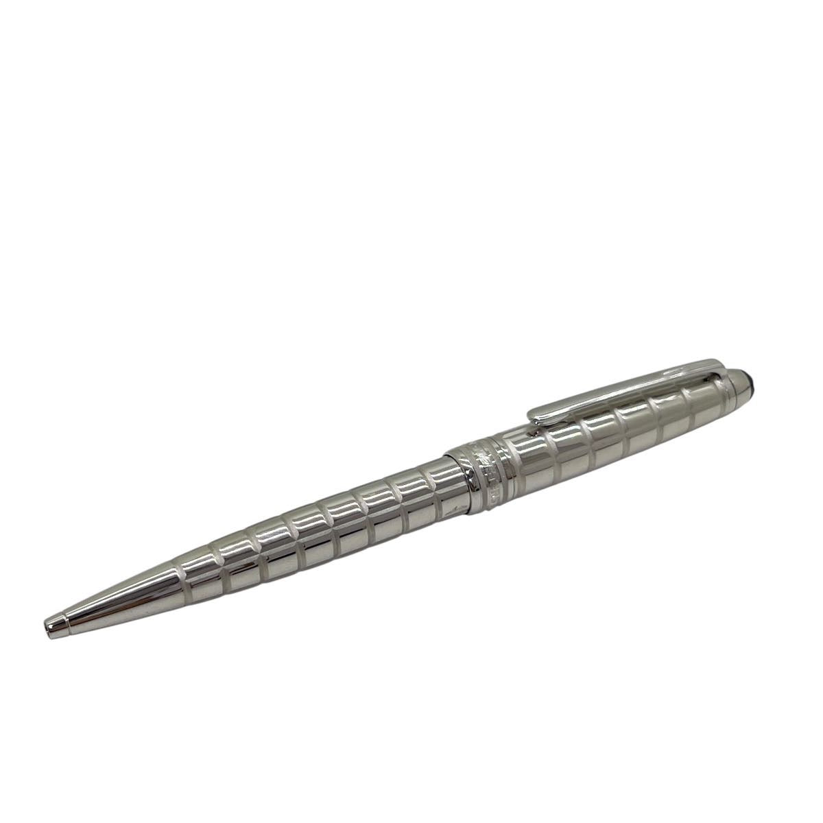 MONTBLANC PENNA A SFERA SOLITAIRE PLATINUM PLATED