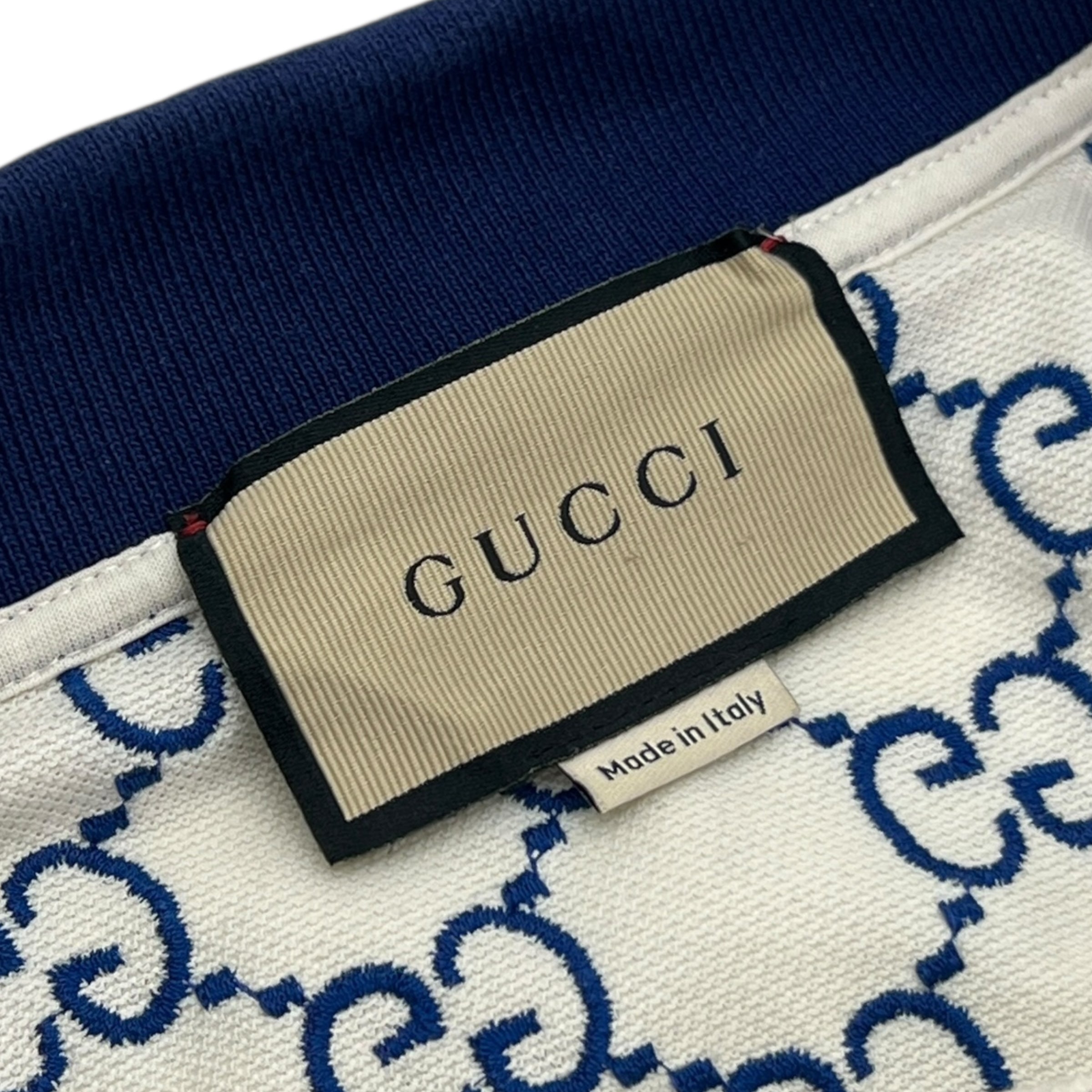 Polo in piquet di cotone GG jacquard taglia S (veste M)