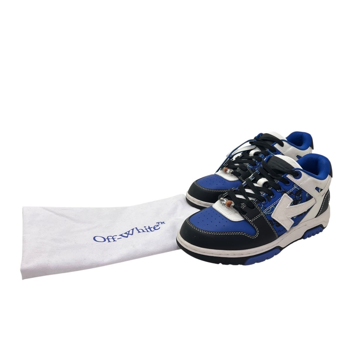 OFF-WHITE SNEAKERS OUT OF OFFICE BANDANA TG 40 (CALZANO 41)