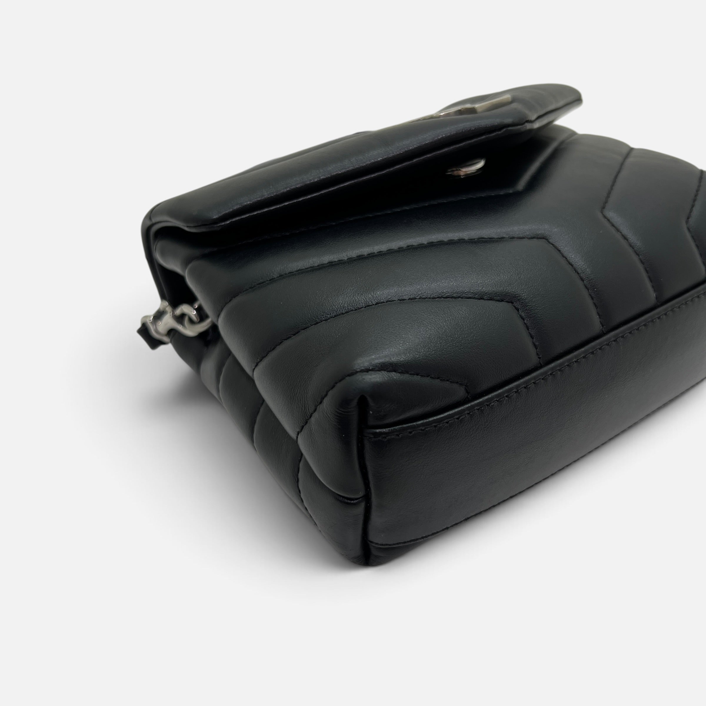 Loulou mini in pelle di agnello trapuntata