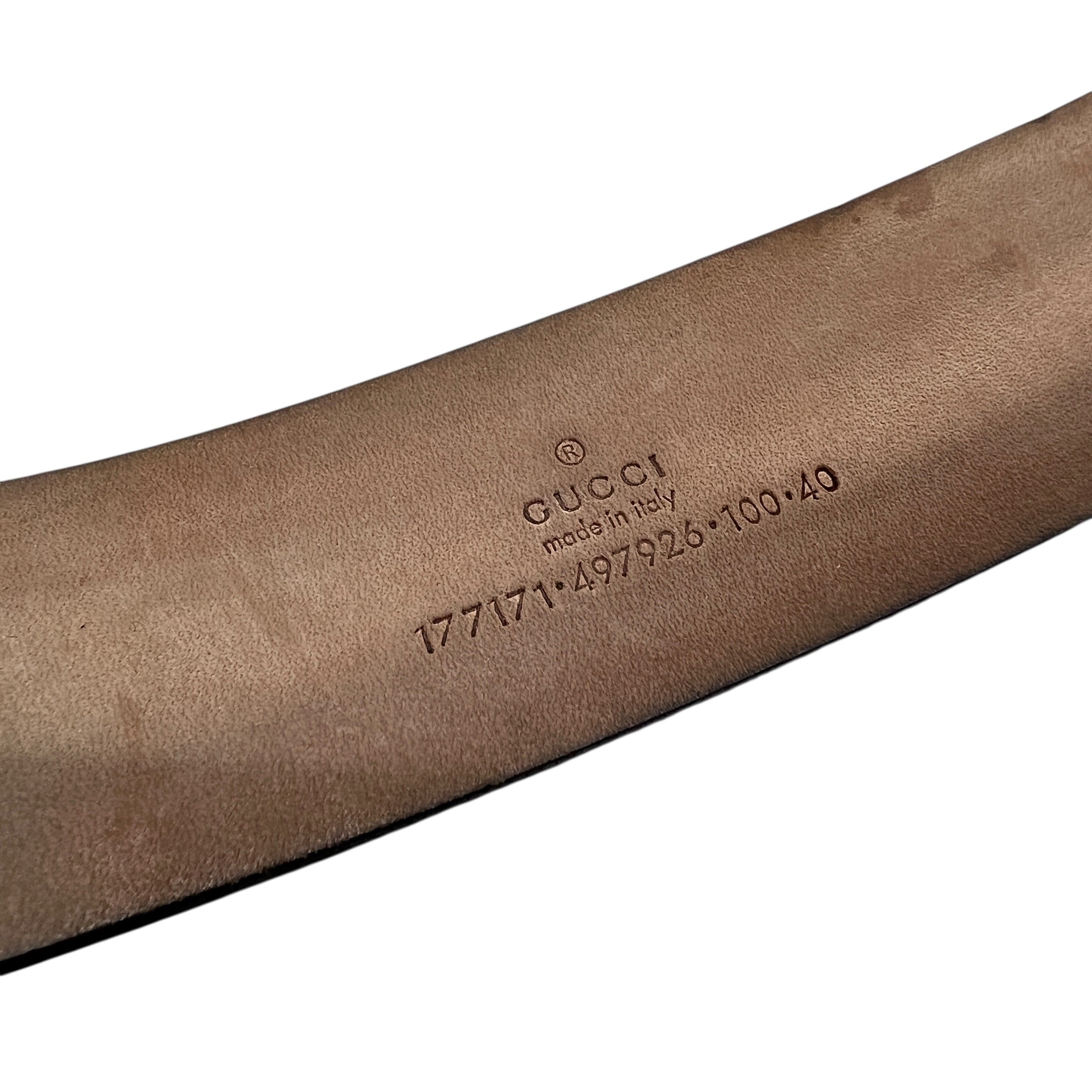 Cintura in pelle vernis taglia 100