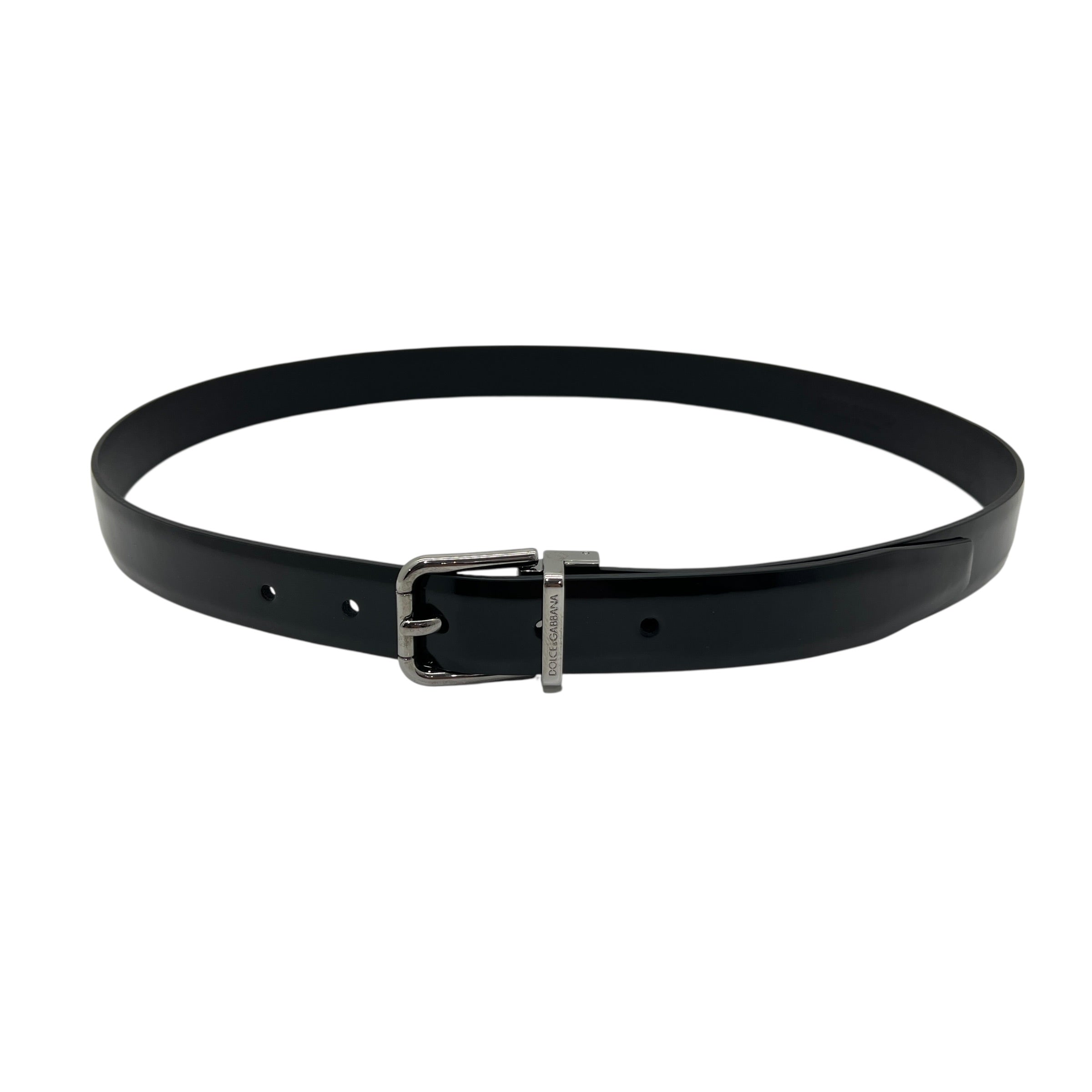 Cintura sottile in pelle liscia taglia 90