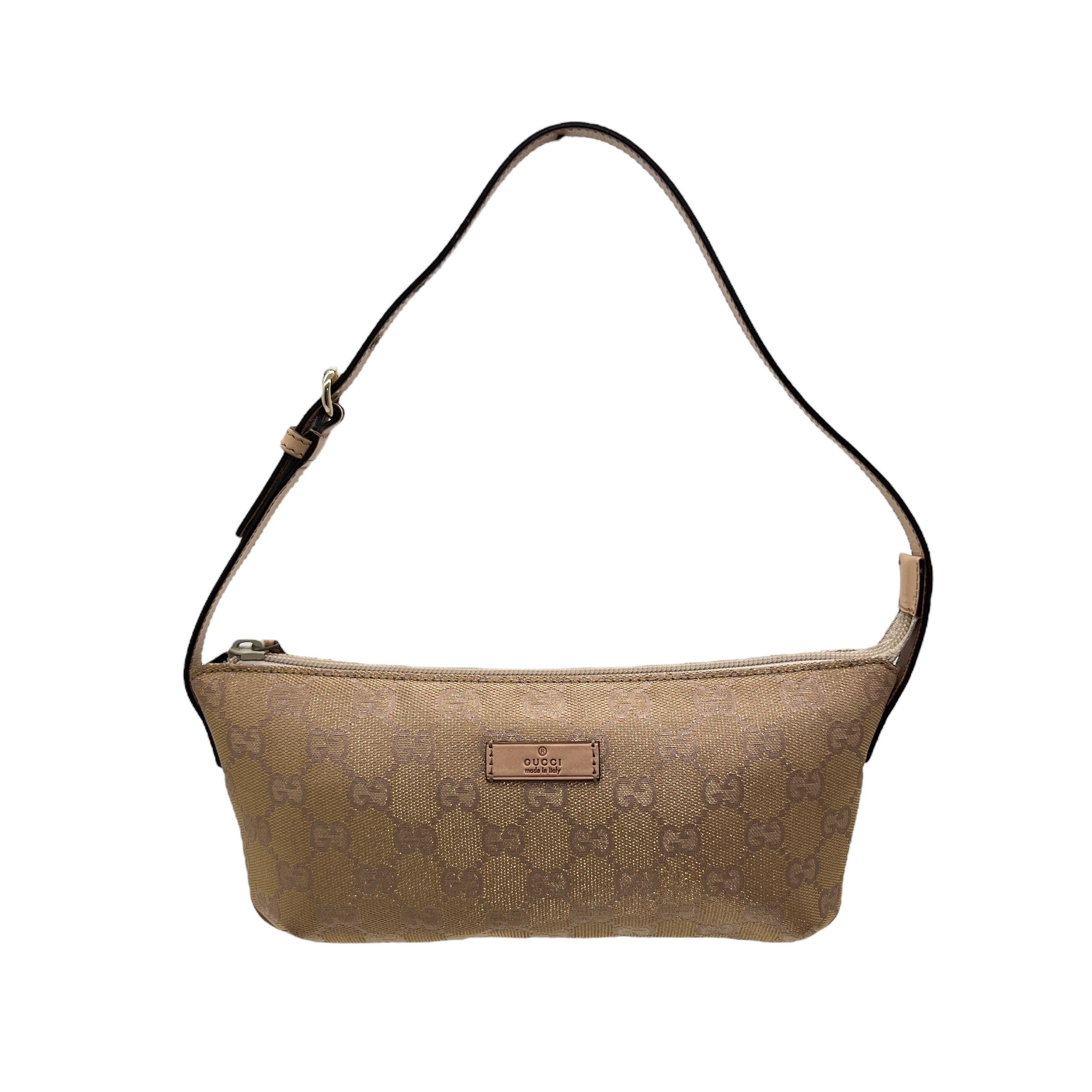 Gucci mini borsa a spalla con finitura dorata