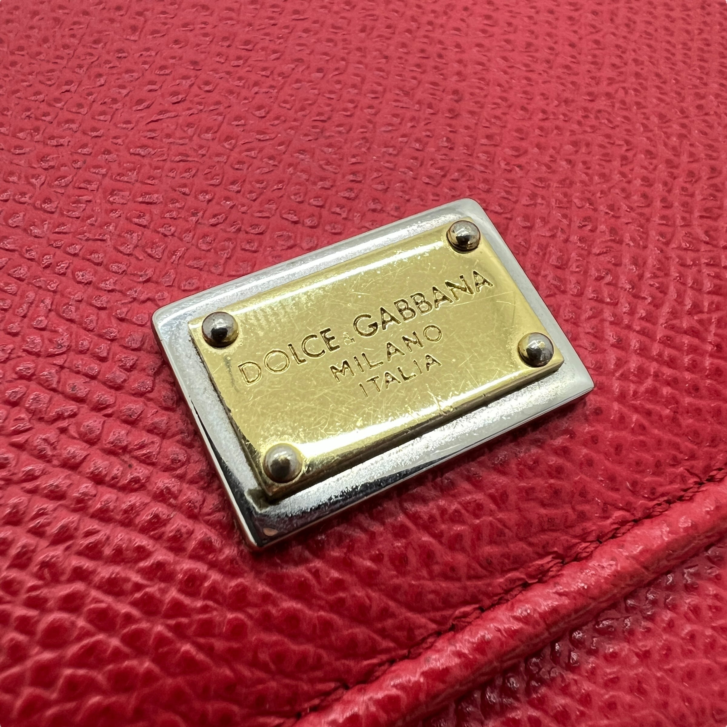 Mini bag in pelle di vitello stampa Dauphine