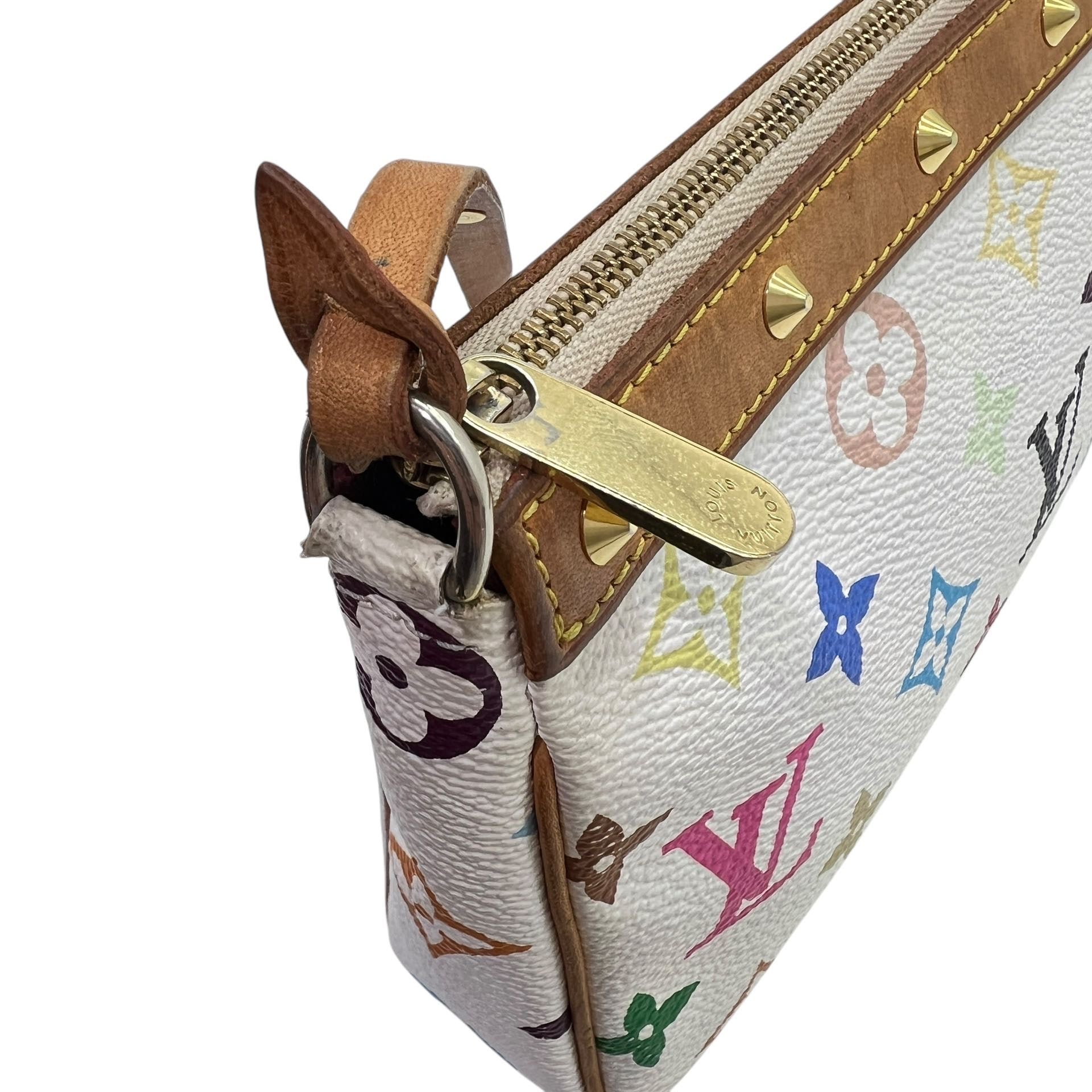 LOUIS VUITTON POCHETTE ACCESSOIRE MURAKAMI BIANCA