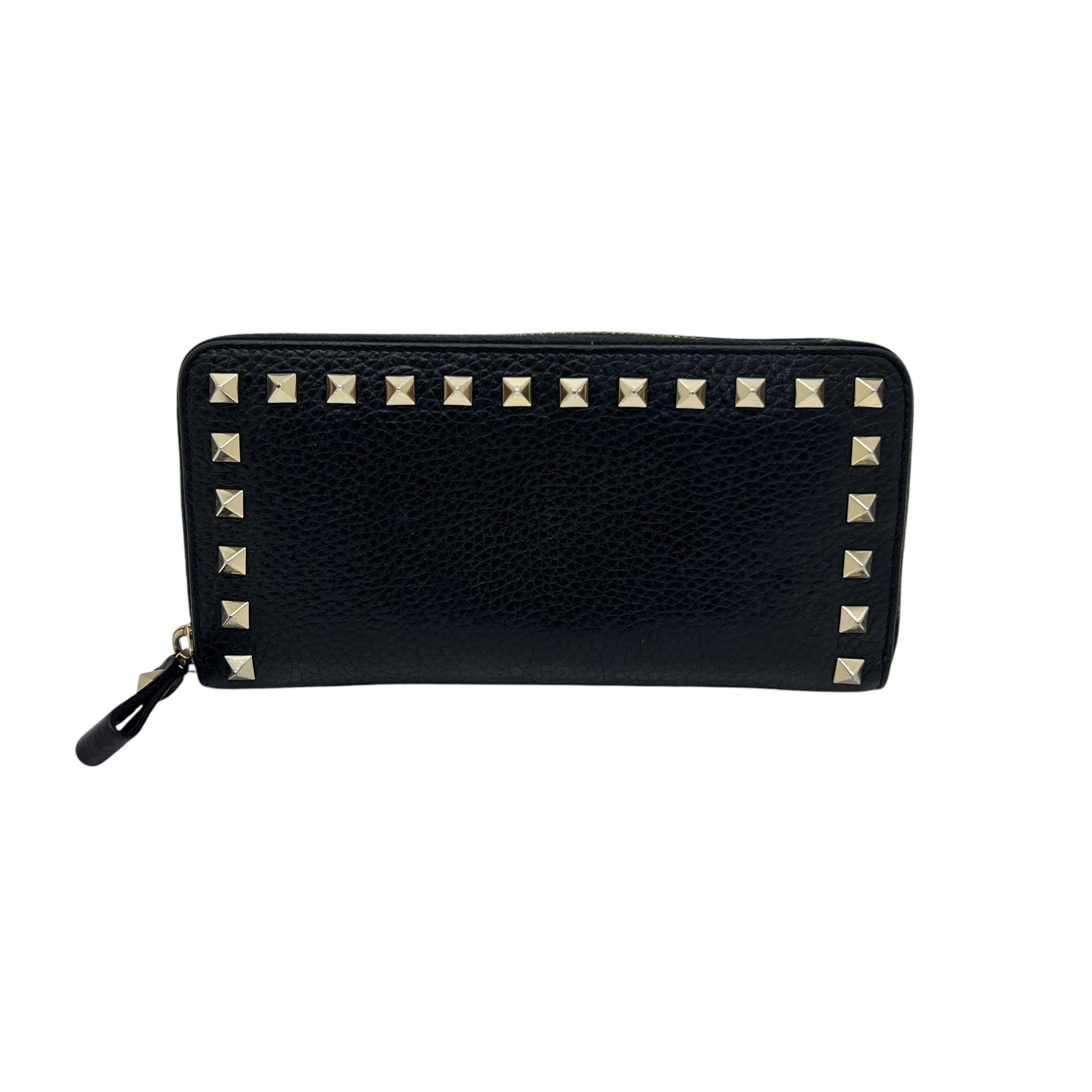 Portafoglio Rockstud in pelle