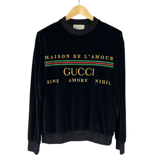 GUCCI FELPA MAISON DE L'AMOUR TG. M