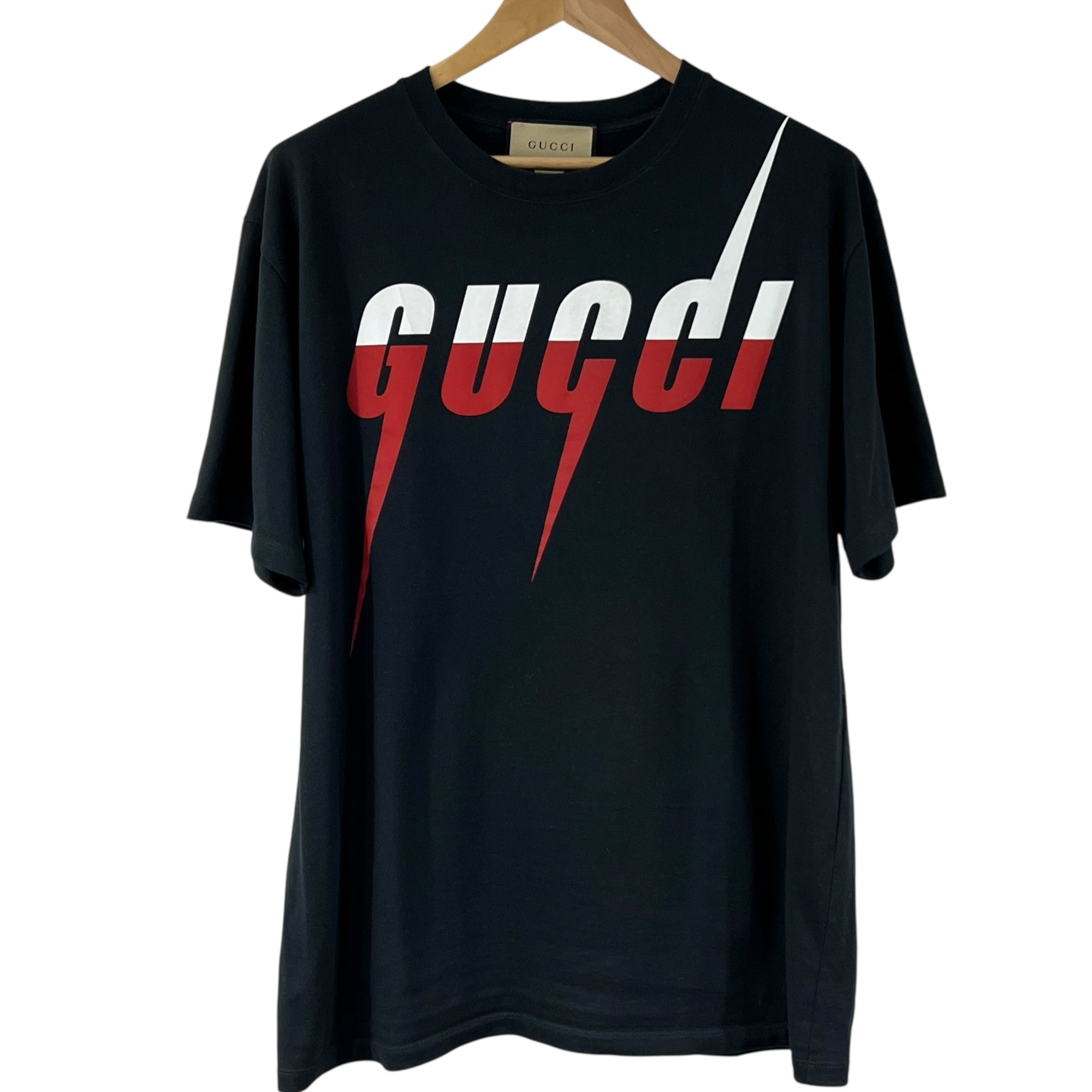 GUCCI T-SHIRT CON STAMPA BLADE TG L