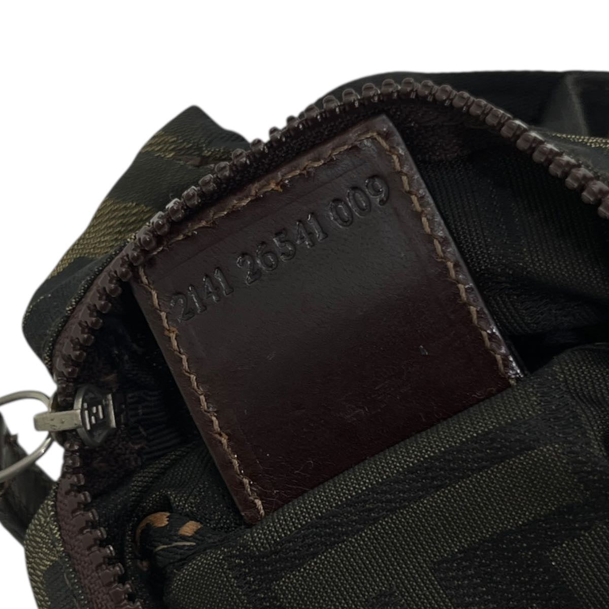 FENDI BORSA A MANO PICCOLA IN TESSUTO FF