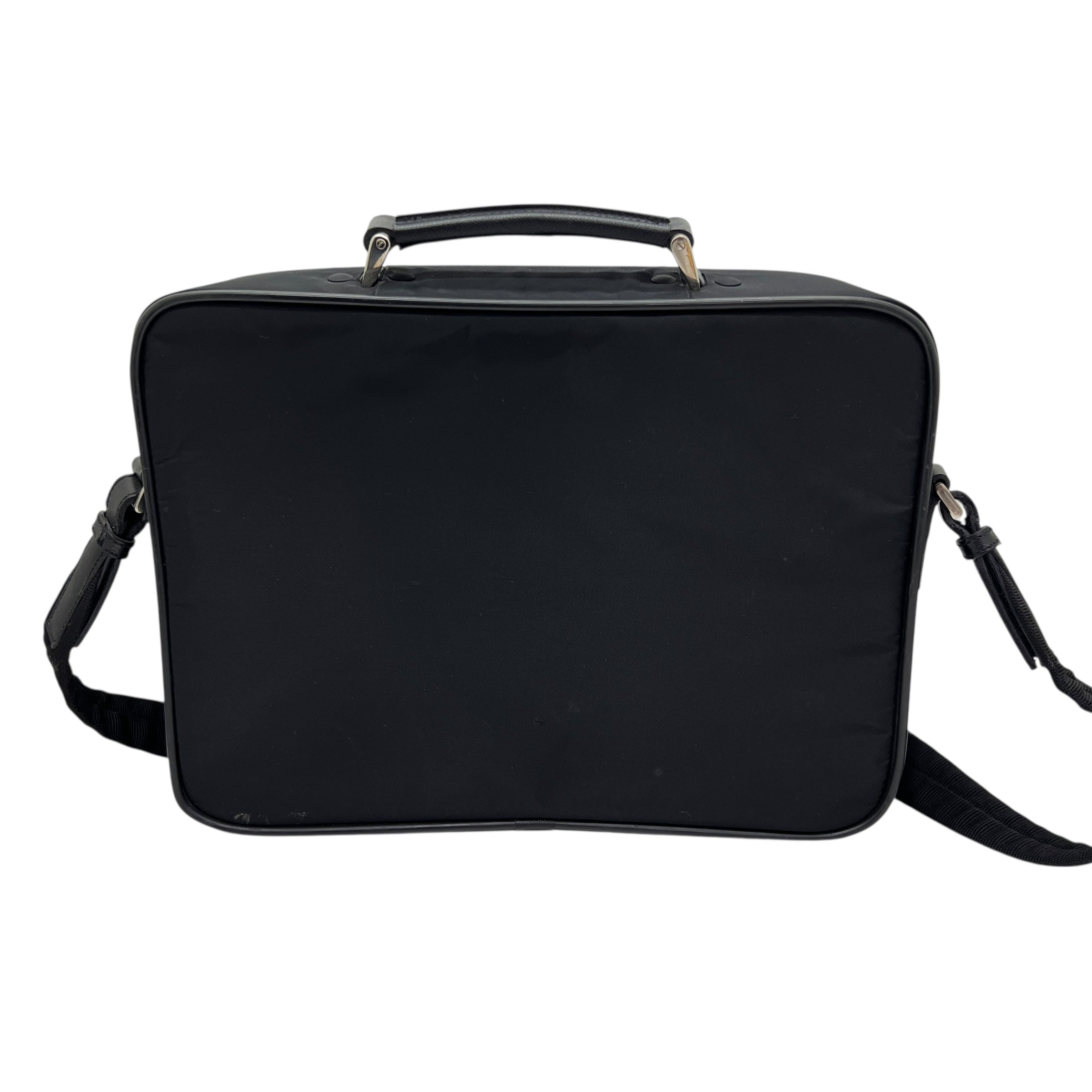 Prada borsa porta computer in Nylon e saffiano