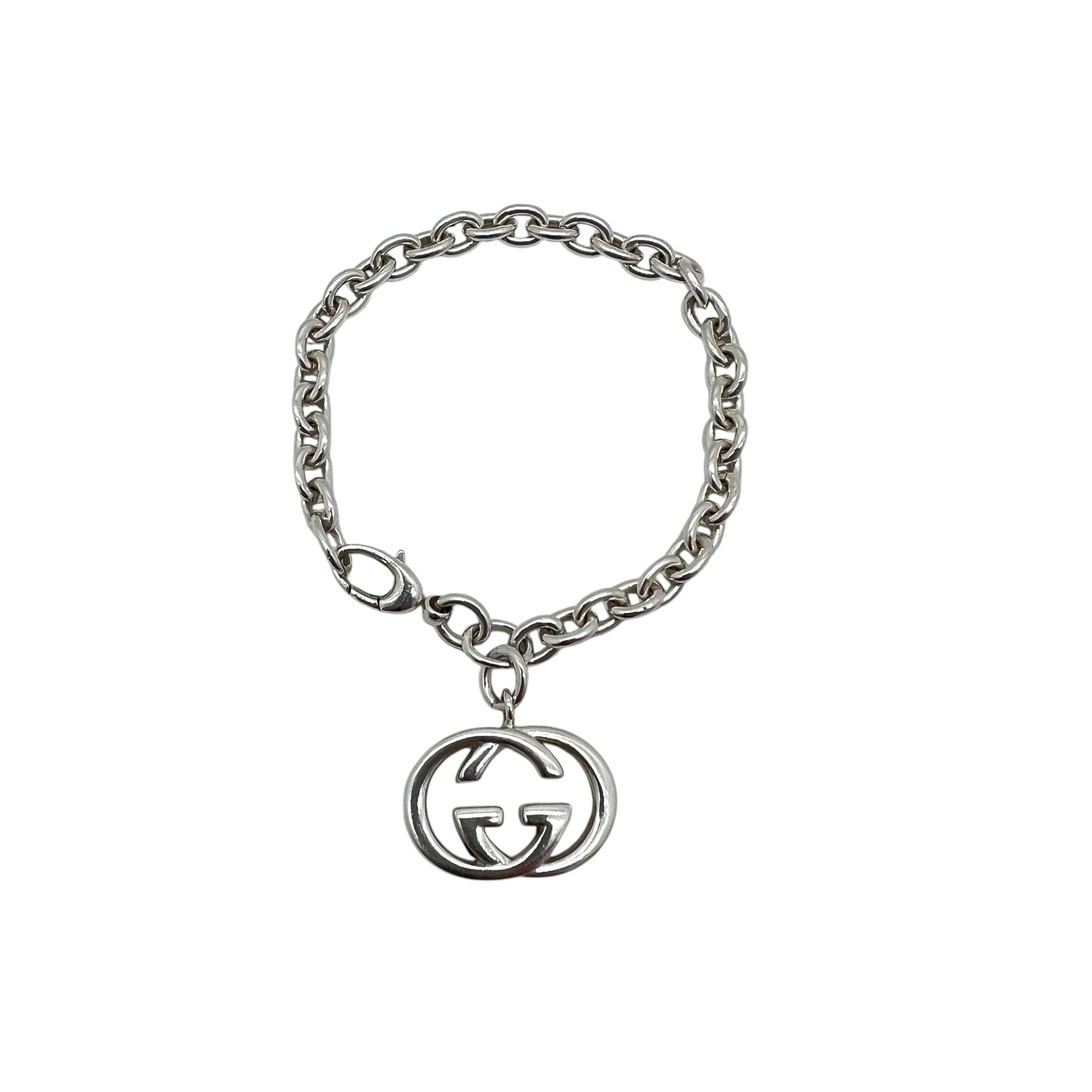 Bracciale Interlocking GG in argento