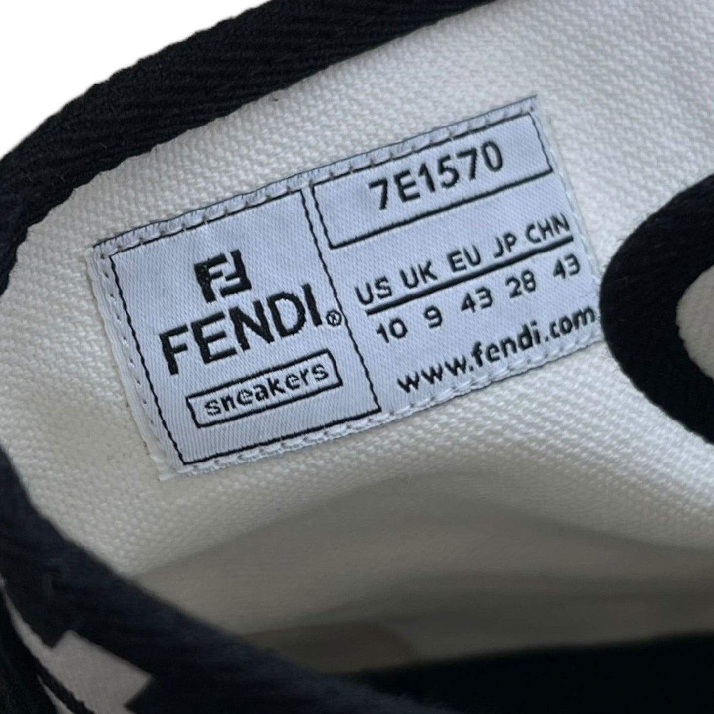 FENDI BY MARC JACOBS DOMINO HIGH SNEAKERS SIZE 43 (FITS 44.5)