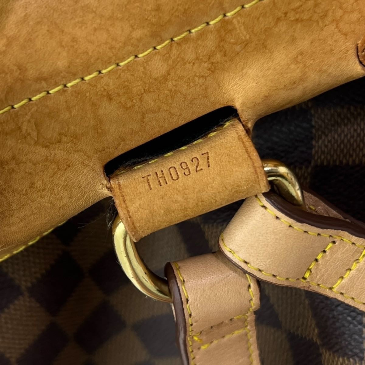 LOUIS VUITTON ZAINO ARLEQUIN DAMIER EBENE