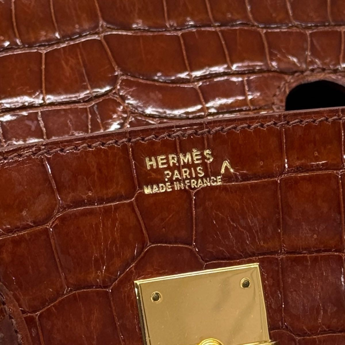 Birkin 35 Porosus Crocodile Miel (1998)