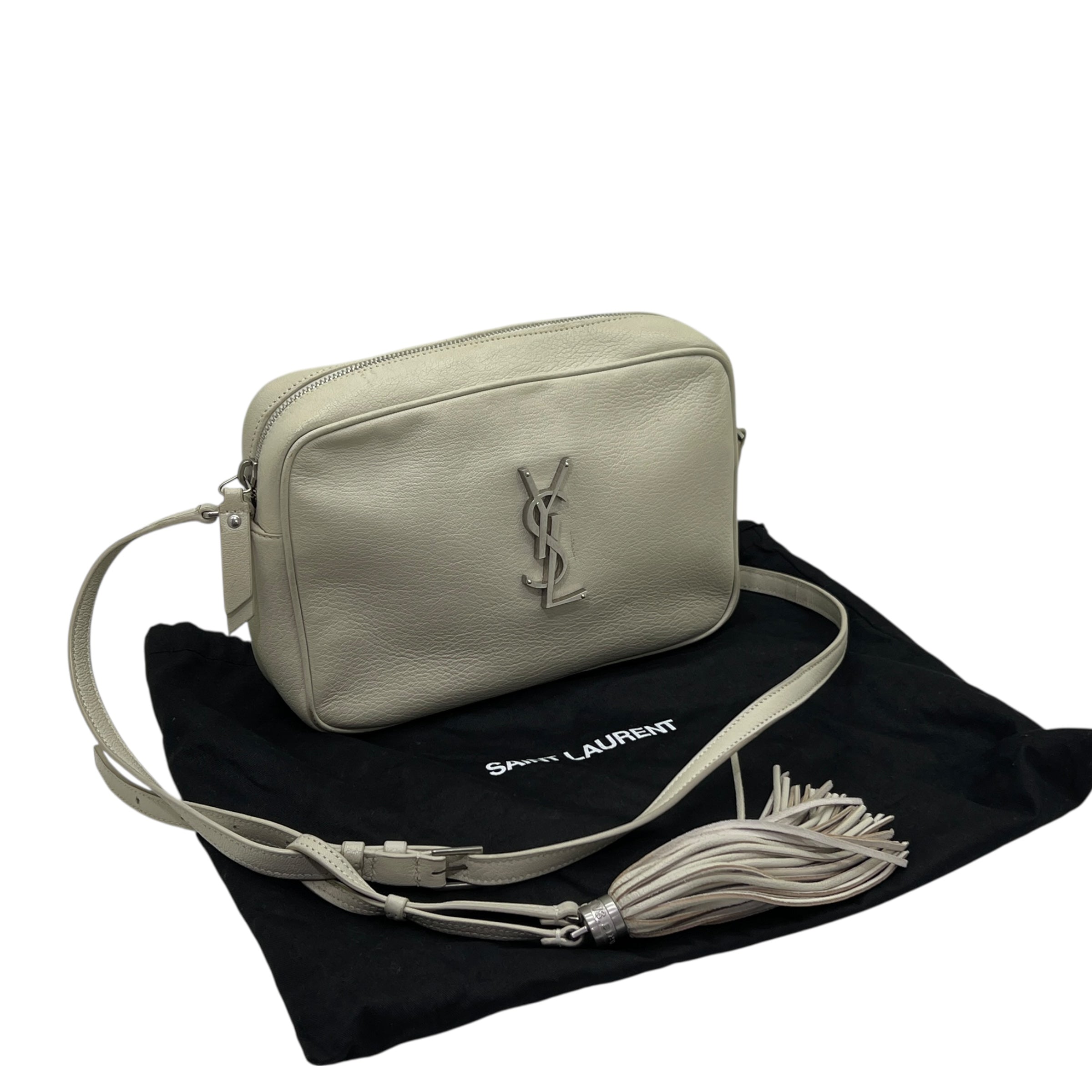 Camera bag Lou in pelle liscia