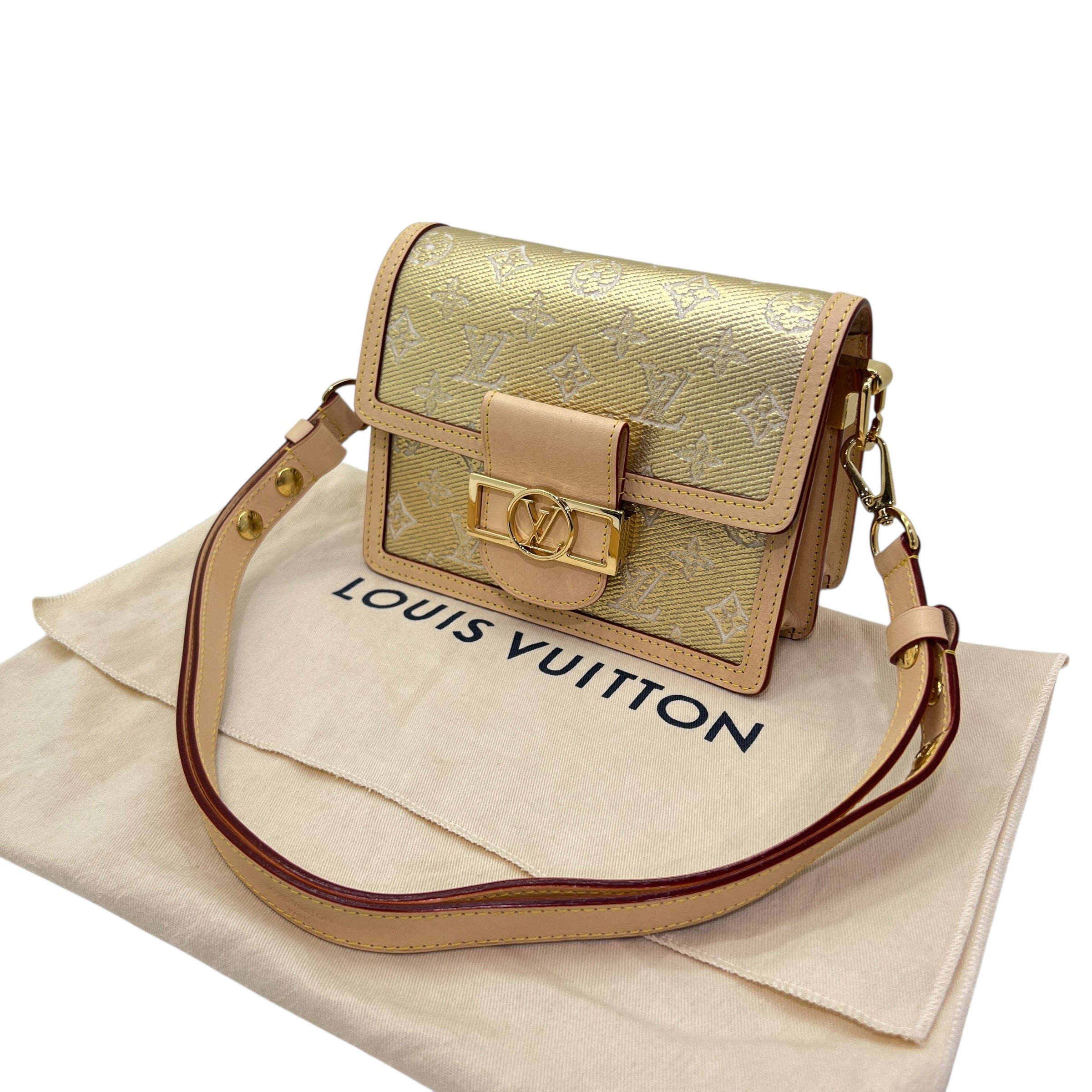 Dauphine Mini metallic gold