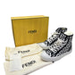 FENDI BY MARC JACOBS DOMINO HIGH SNEAKERS SIZE 43 (FITS 44.5)