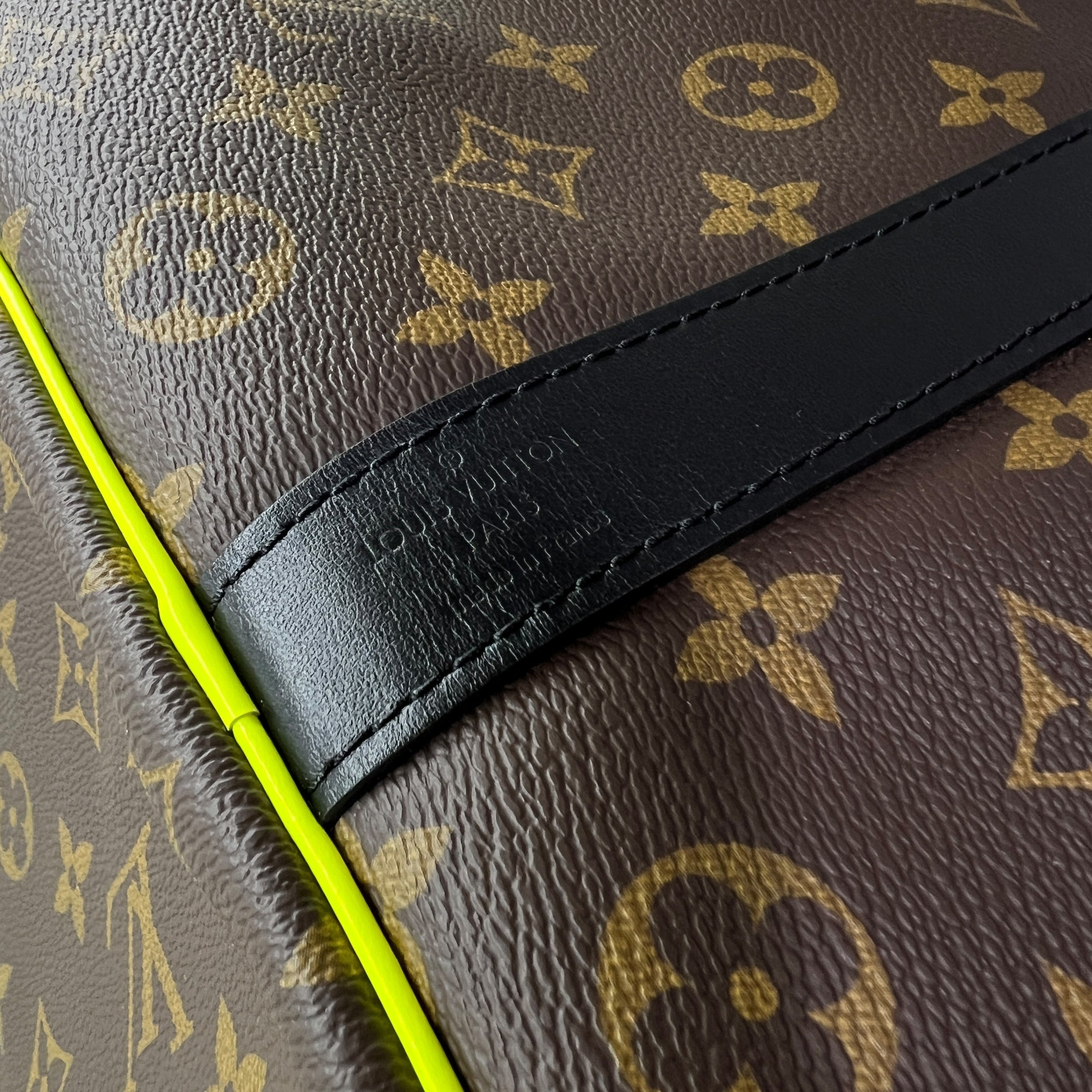 Keepall 50 Bandolière Fluo Yellow
