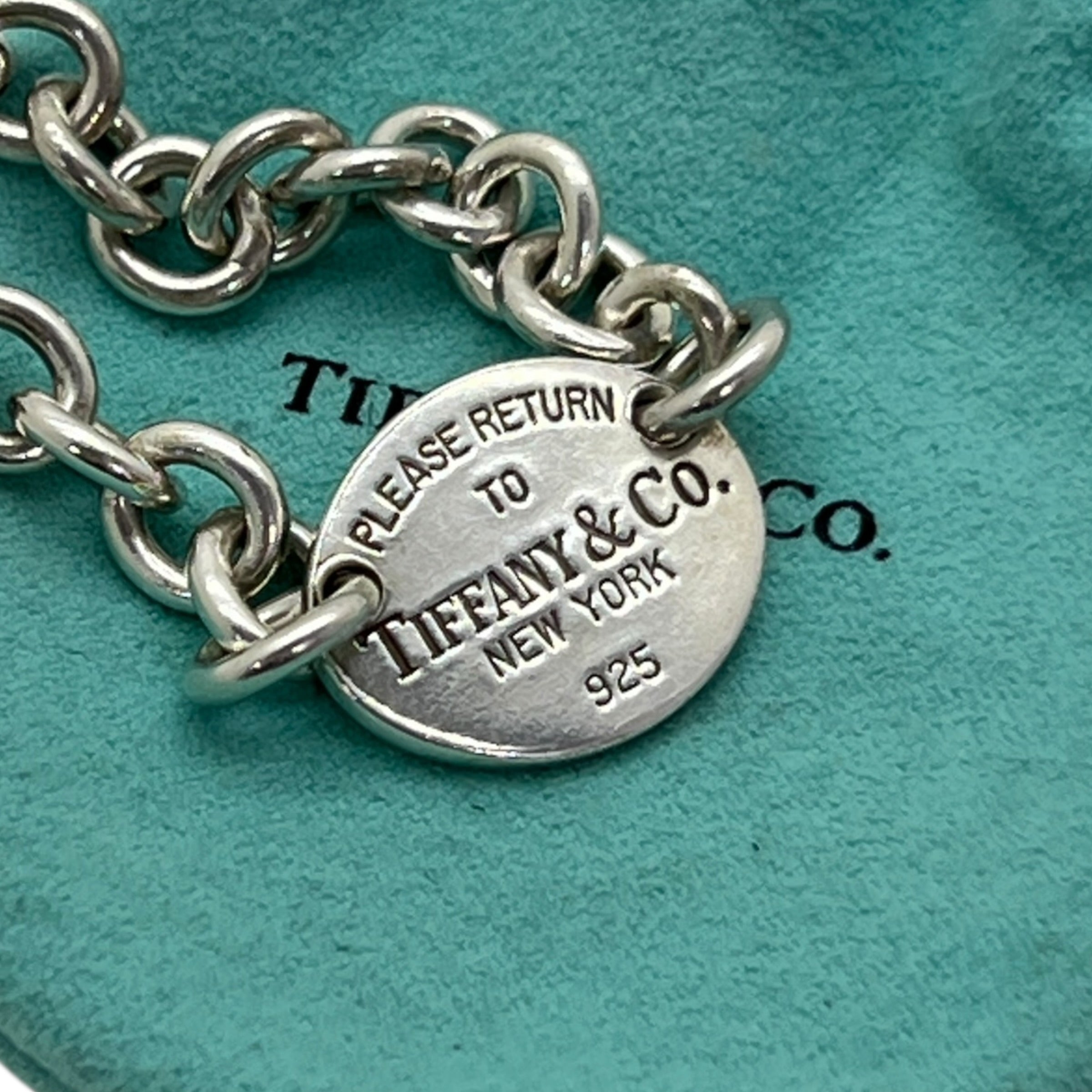 Bracciale Oval Tag in argento