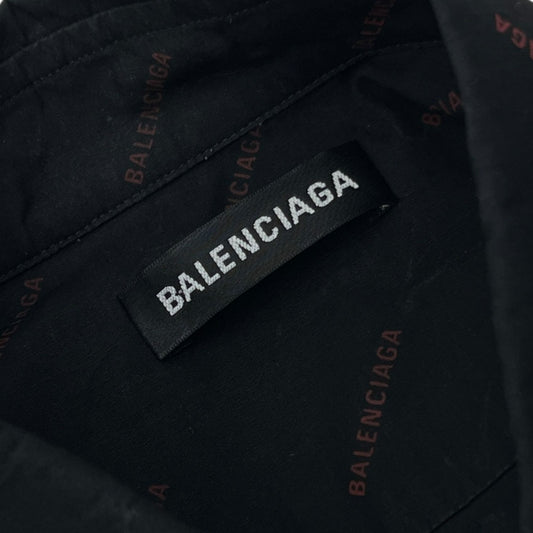 BALENCIAGA SHORT SLEEVE SHIRT WITH LOGO SIZE L