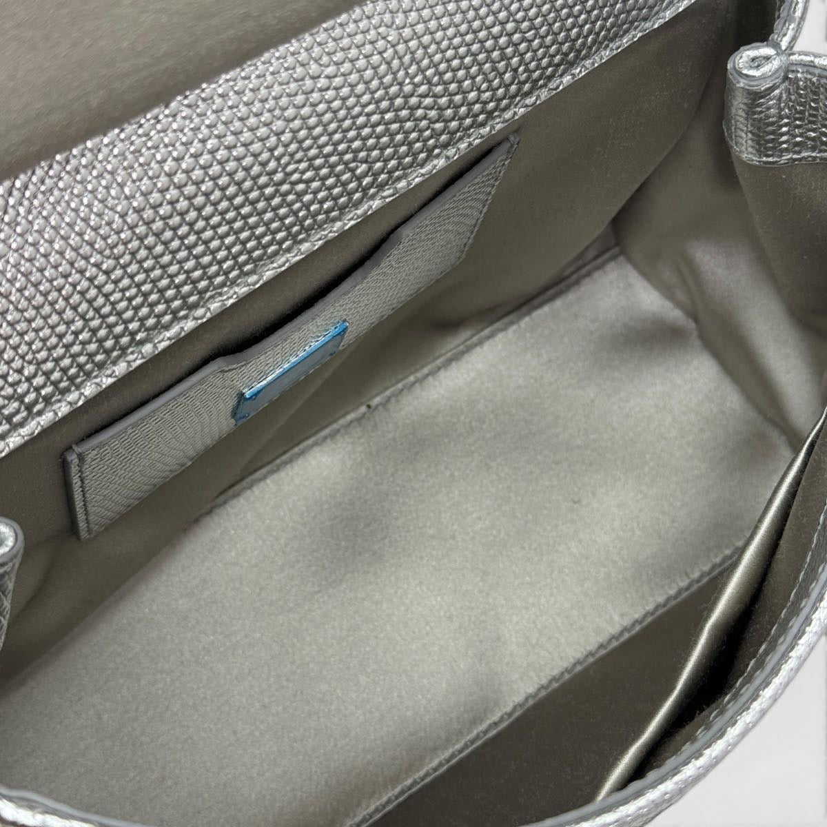 Borsa a mano Sicily piccola in raso con strass