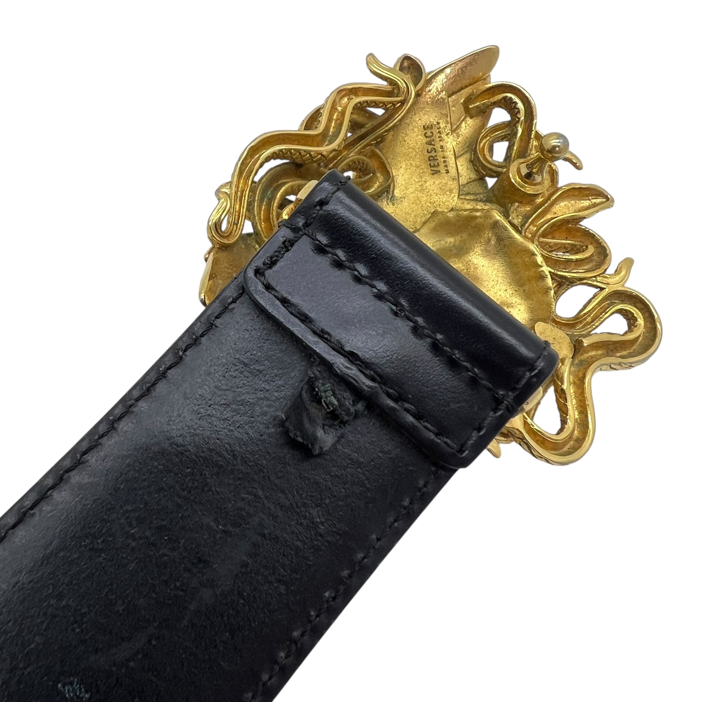 La Medusa cintura in pelle taglia 100