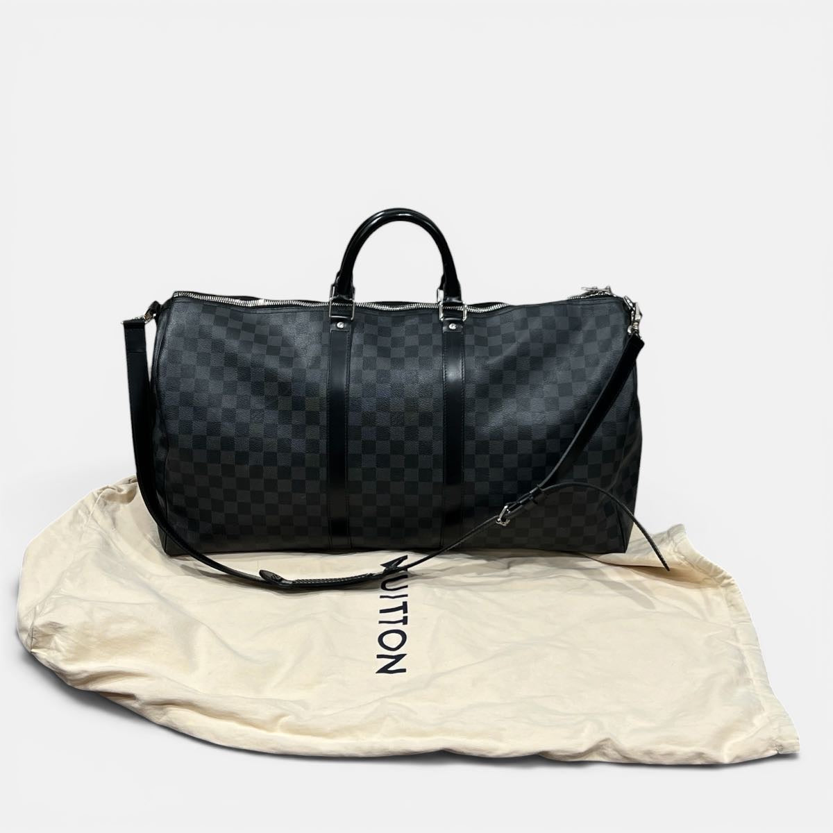 Keepall 55 Damier Graphite