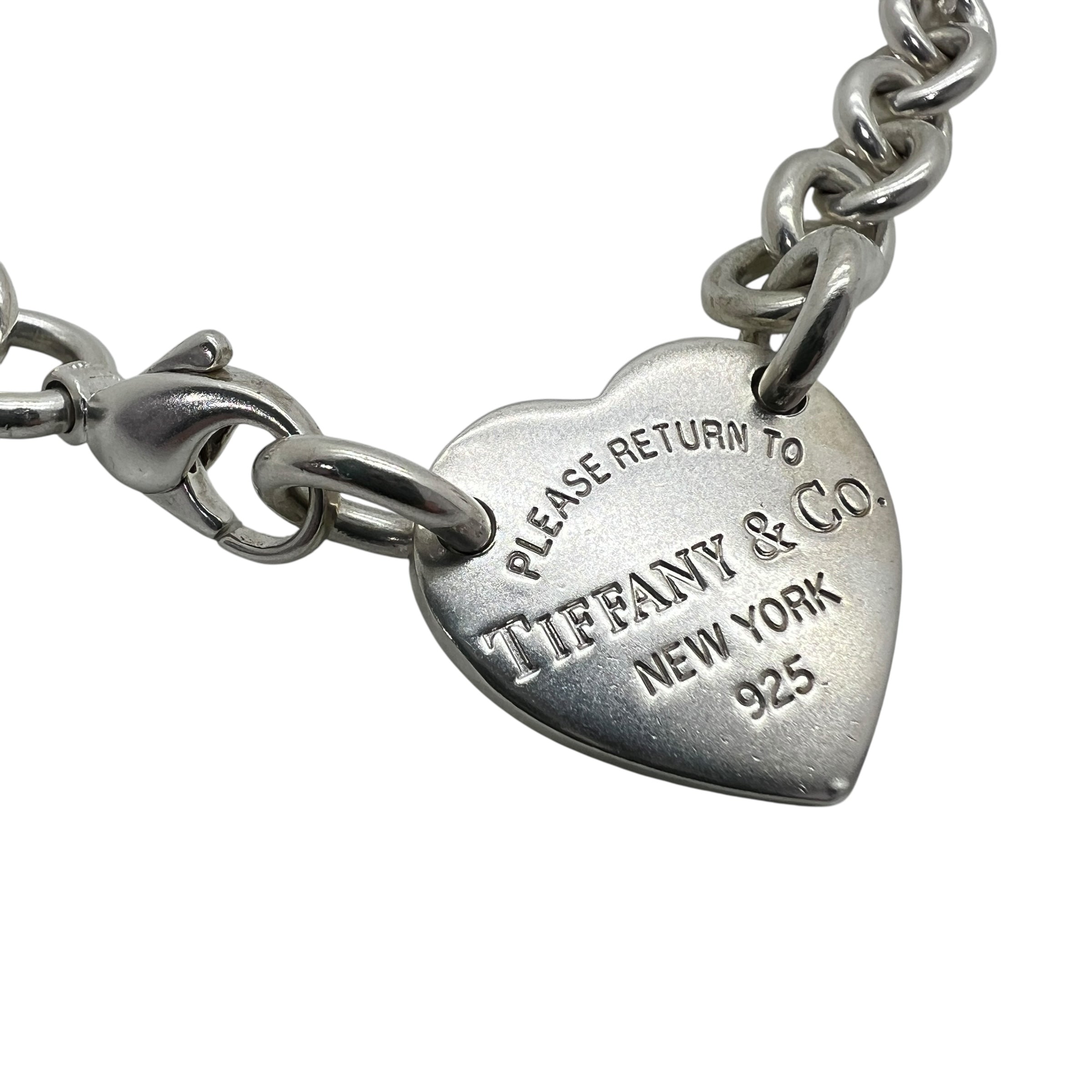 Girocollo Chain Link Heart Tag